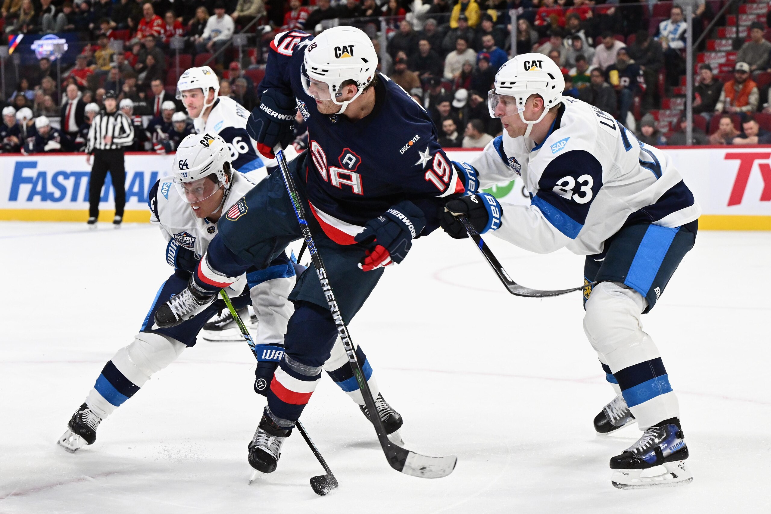 NHL 4 Nations Face-Off - United States v Finland NHL 4 Nations Face-Off - United States v Finland