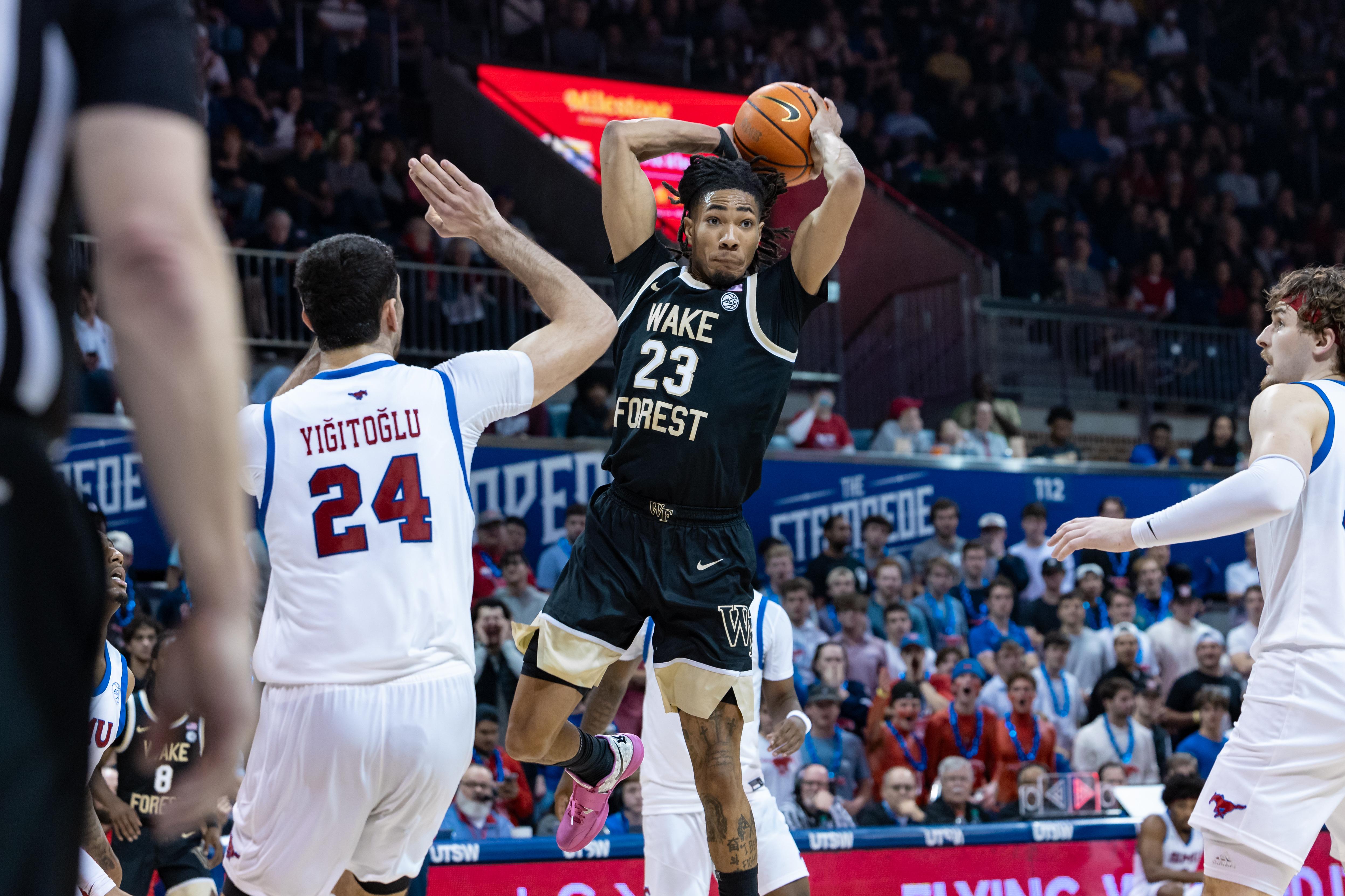 COLLEGE BASKETBALL: FEB 15 Wake Forest at SMU