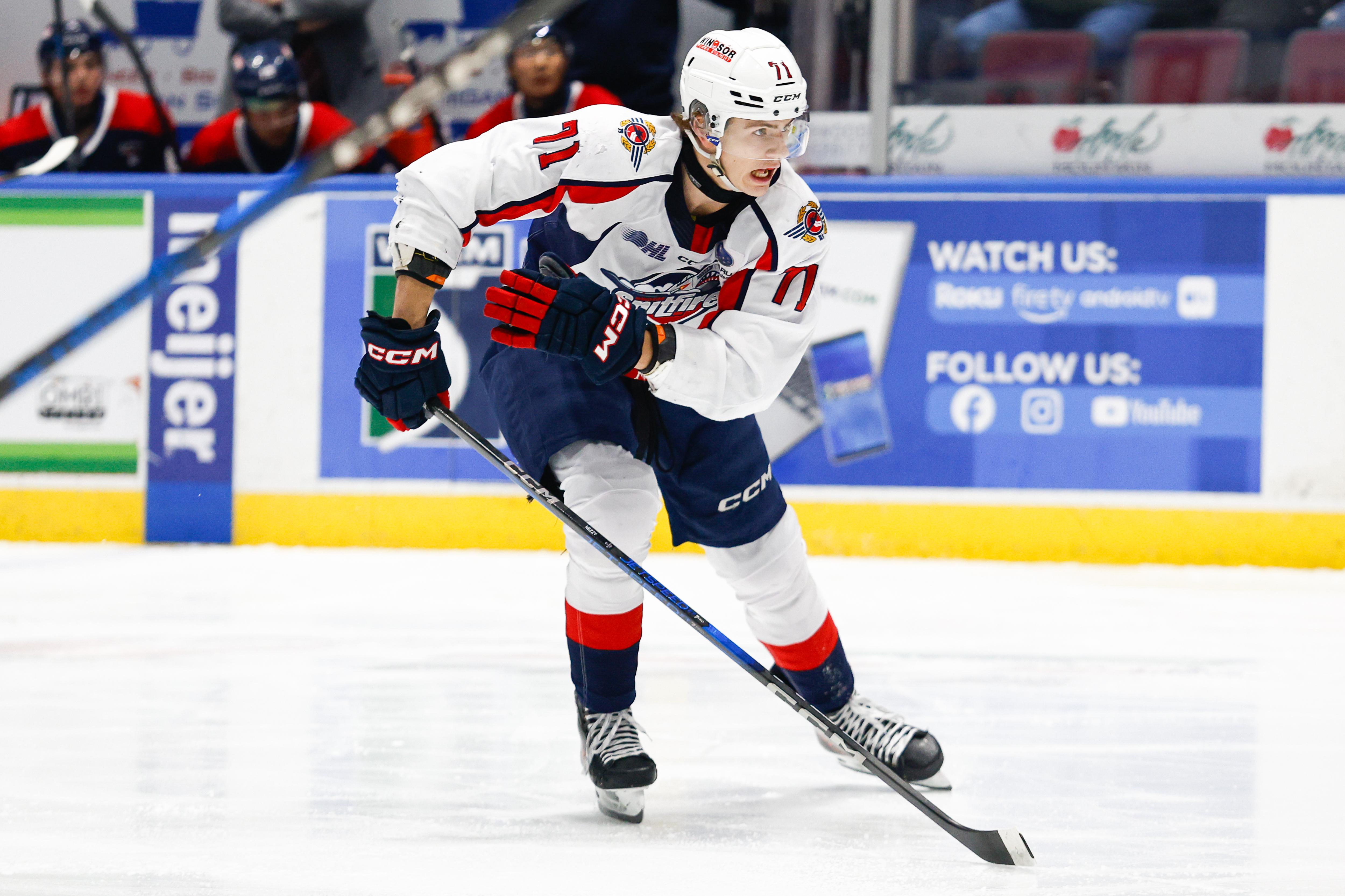 Windsor Spitfires v Saginaw Spirit