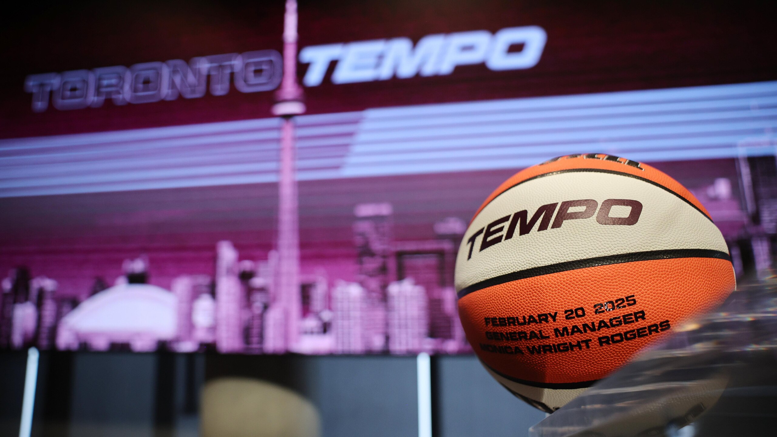 Toronto Tempo GM introduction news conference" Toronto Tempo GM introduction news conference"