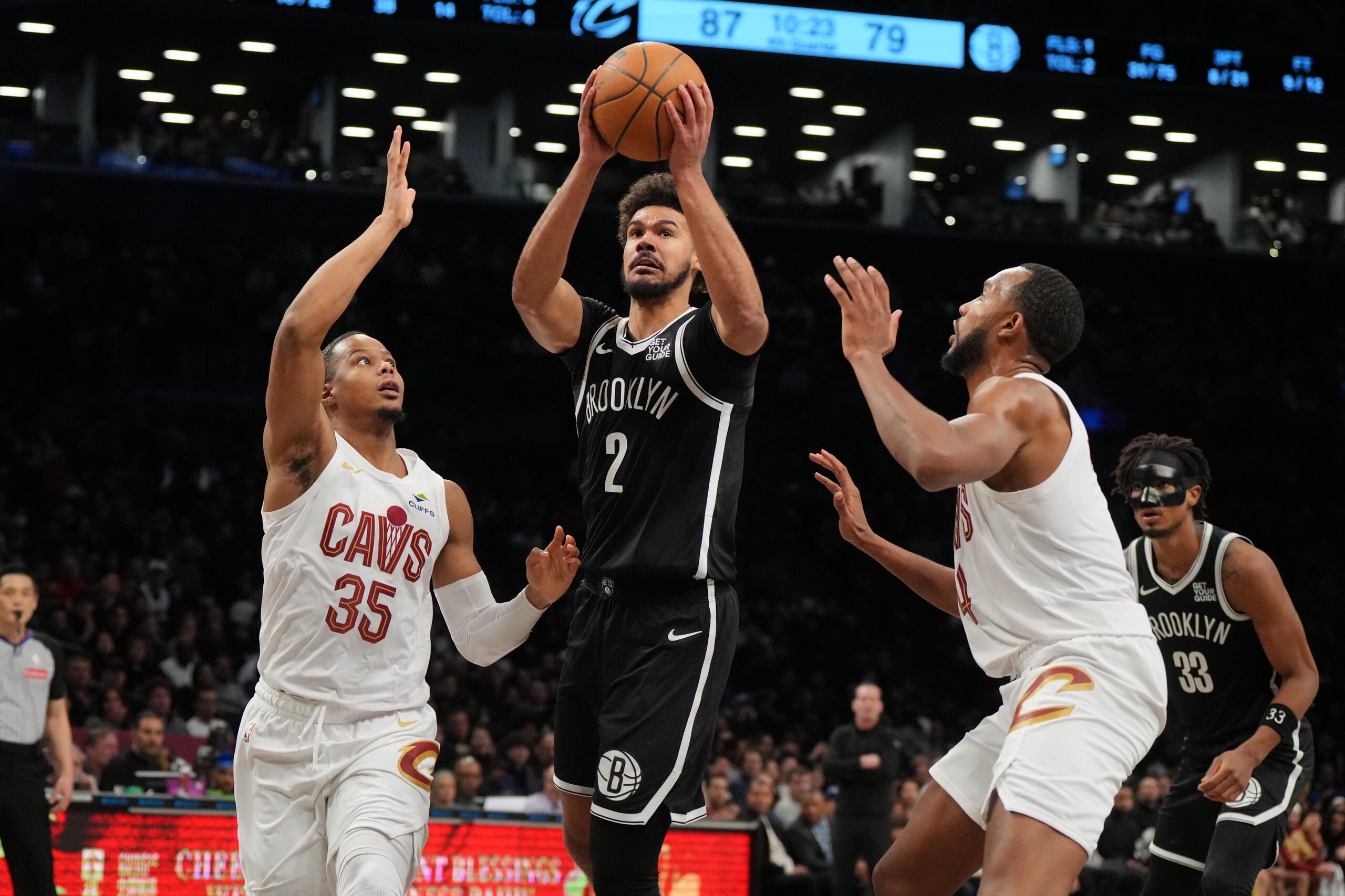 Cleveland Cavaliers v Brooklyn Nets Cleveland Cavaliers v Brooklyn Nets