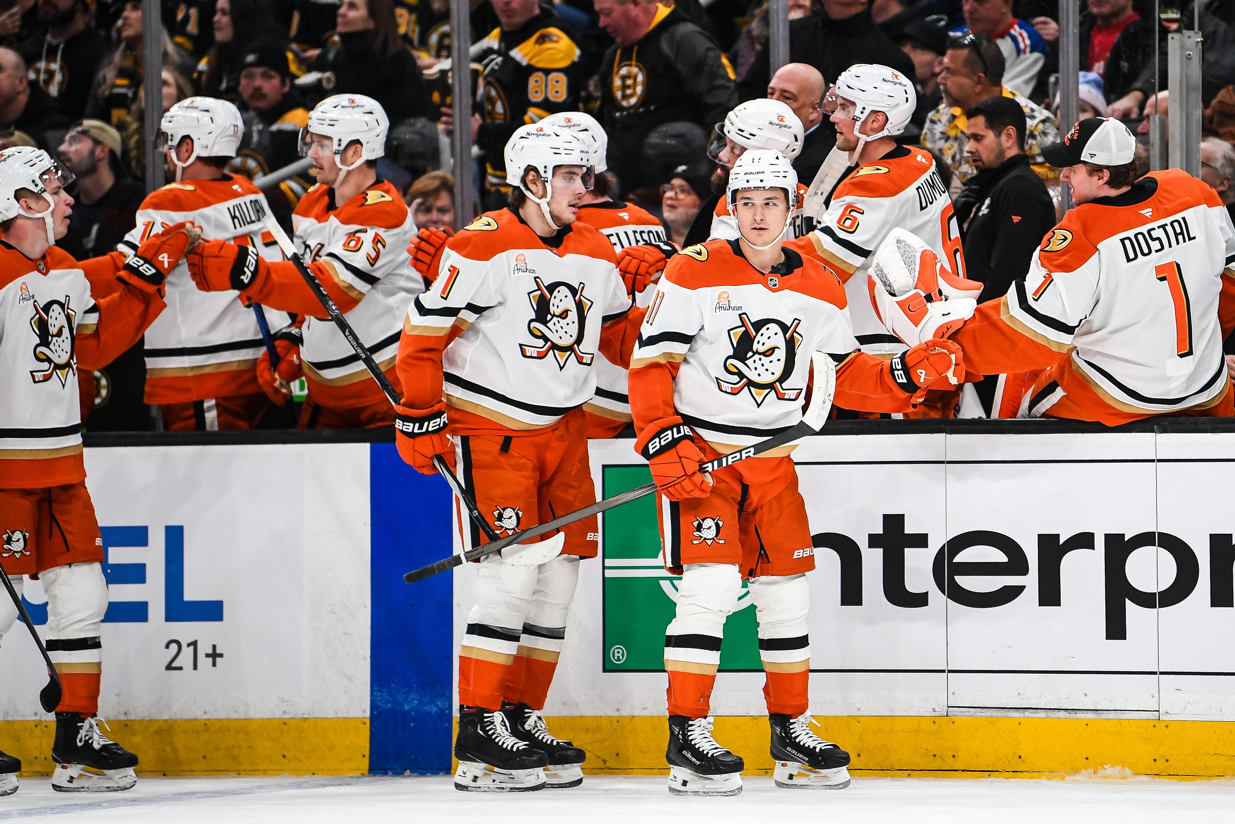 Anaheim Ducks v Boston Bruins