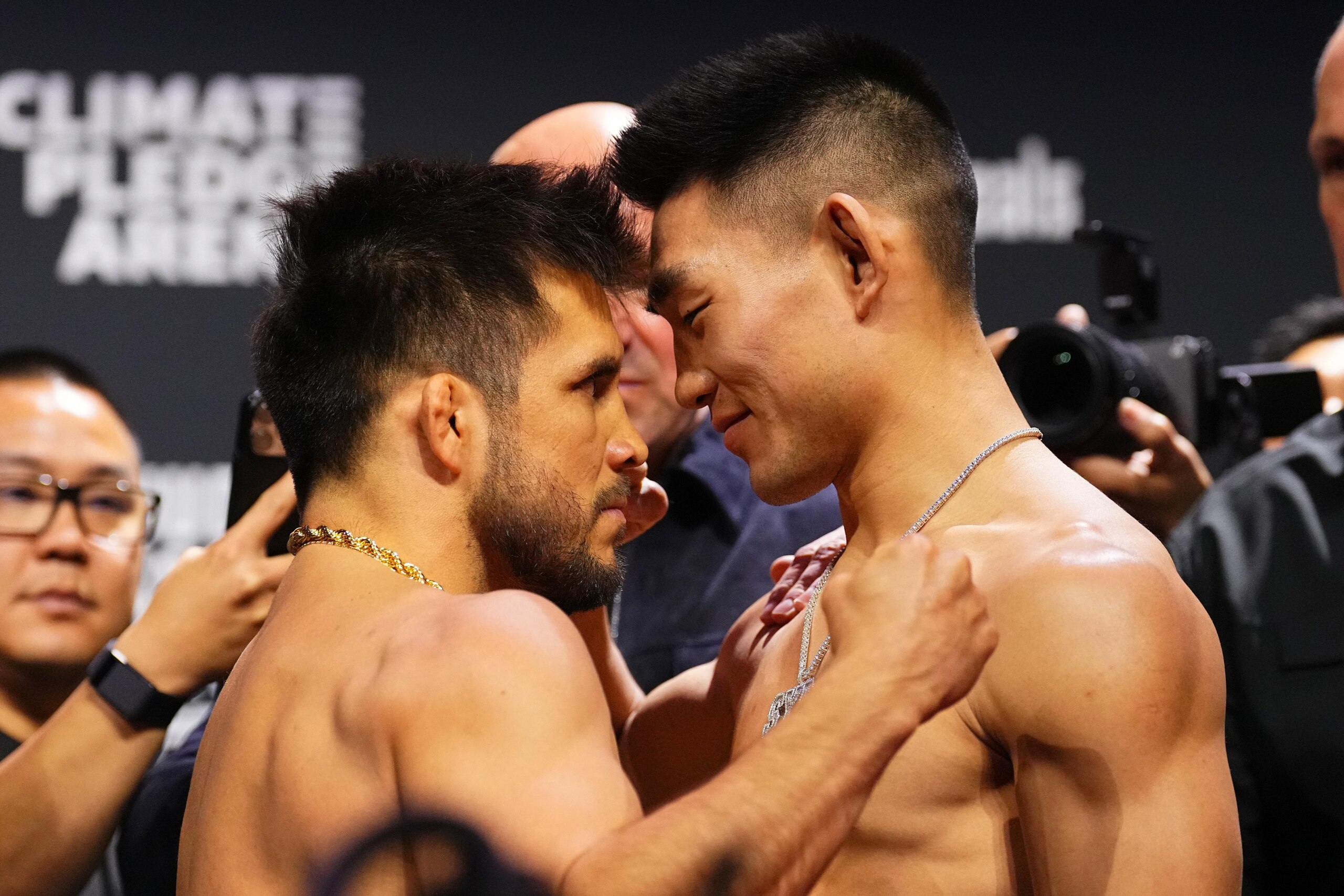 UFC Fight Night: Cejudo v Song Ceremonial Weigh-In UFC Fight Night: Cejudo v Song Ceremonial Weigh-In