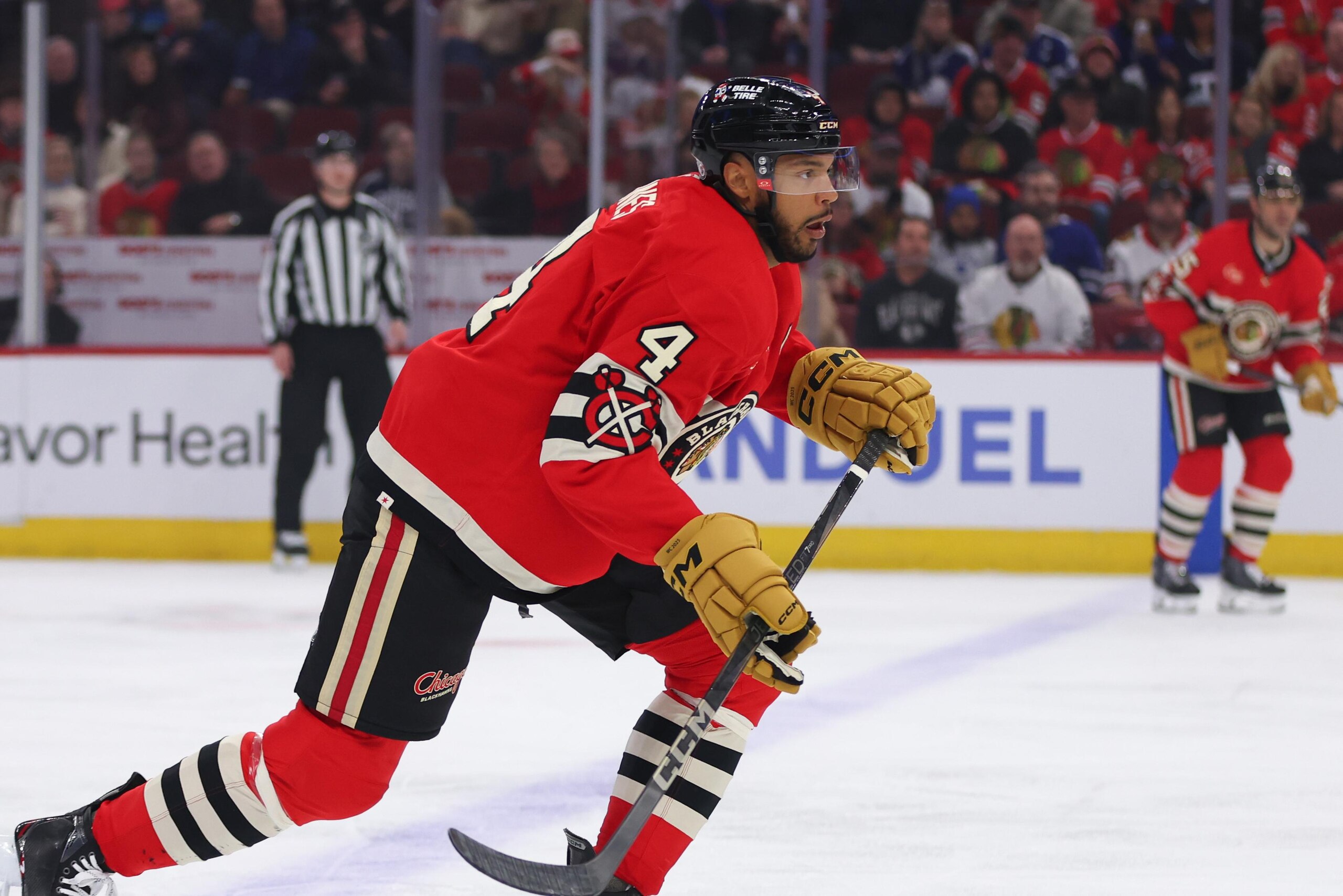 NHL: FEB 23 Maple Leafs at Blackhawks NHL: FEB 23 Maple Leafs at Blackhawks