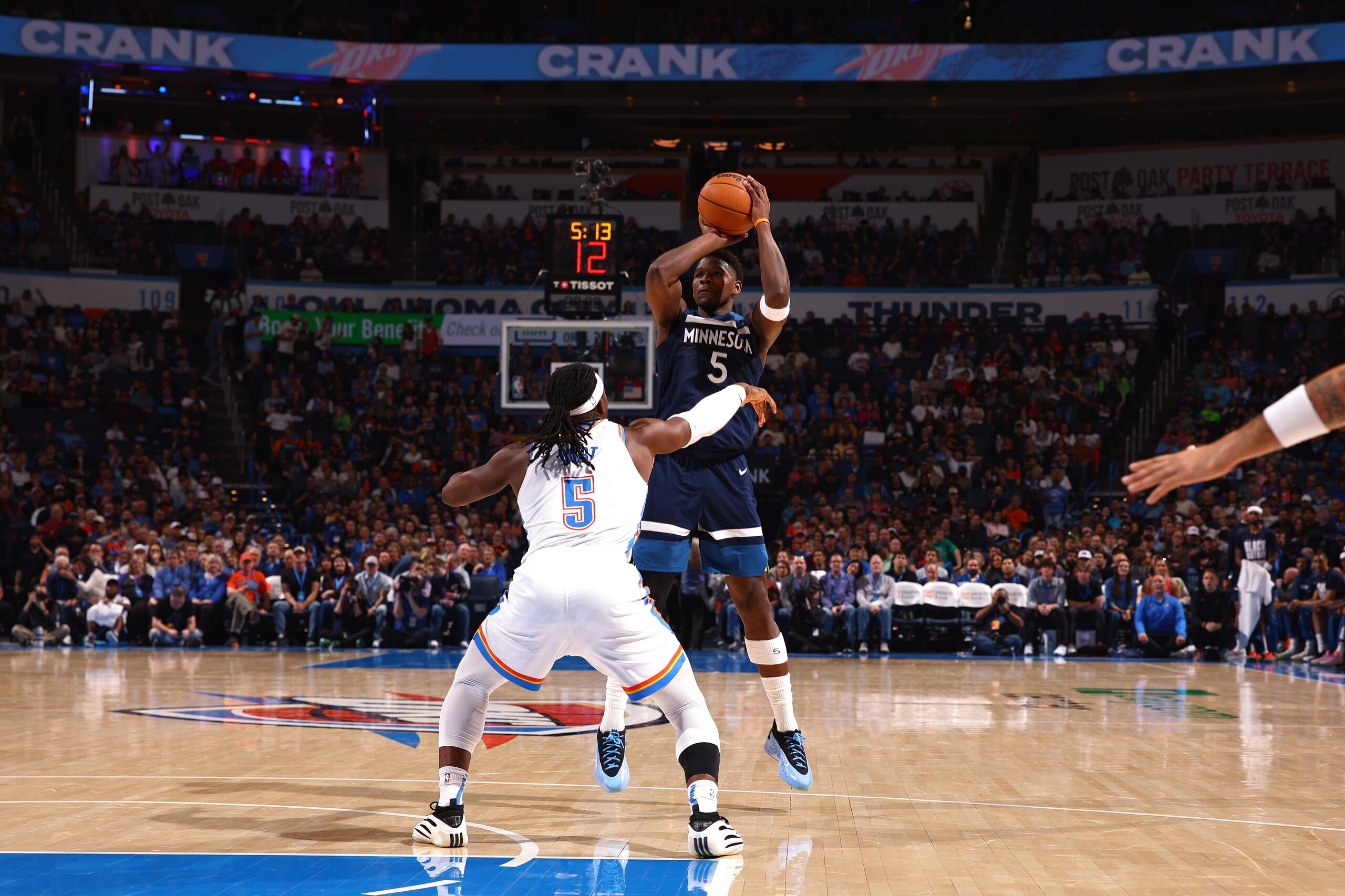 Minnesota Timberwolves v Oklahoma City Thunder