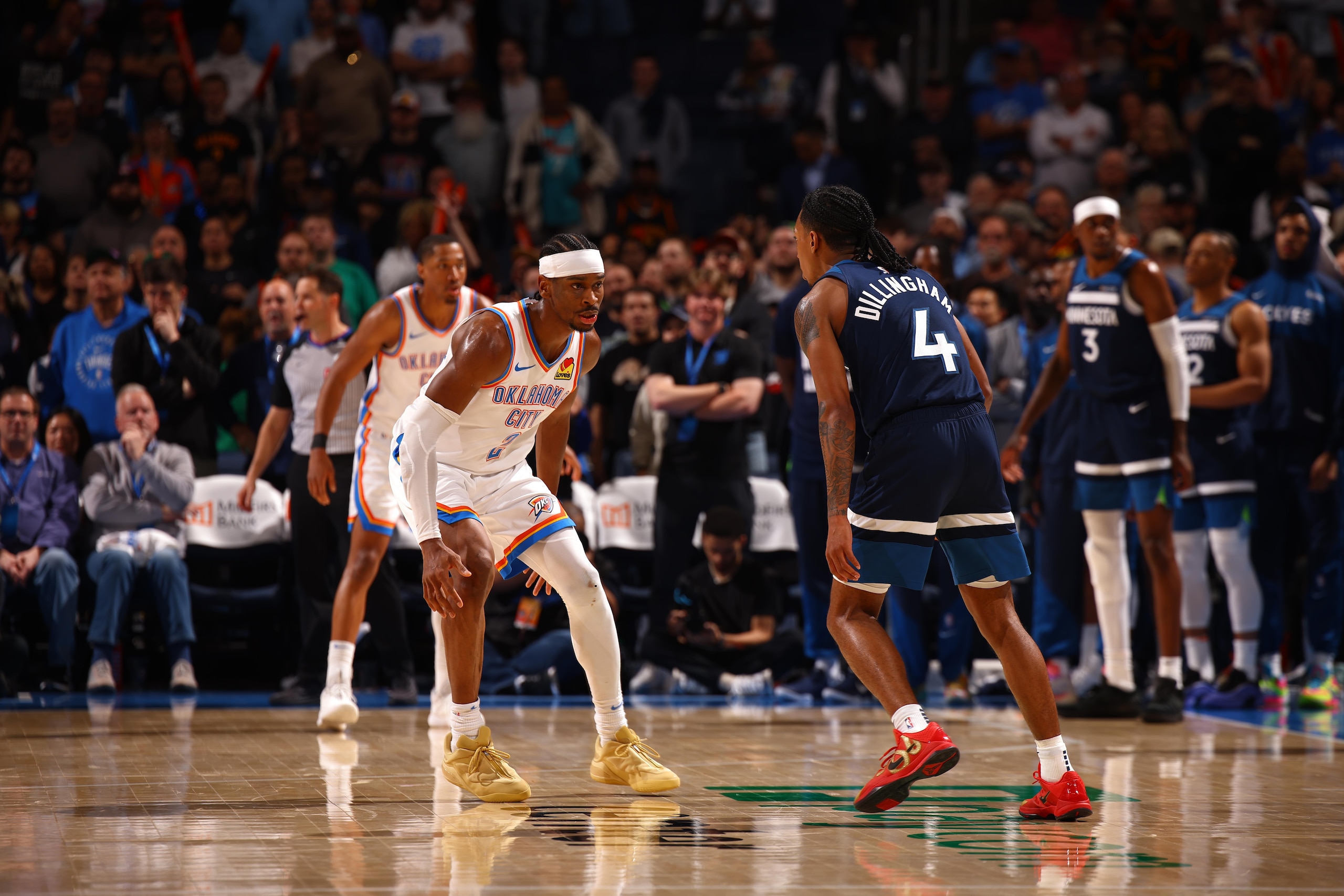 Minnesota Timberwolves v Oklahoma City Thunder Minnesota Timberwolves v Oklahoma City Thunder