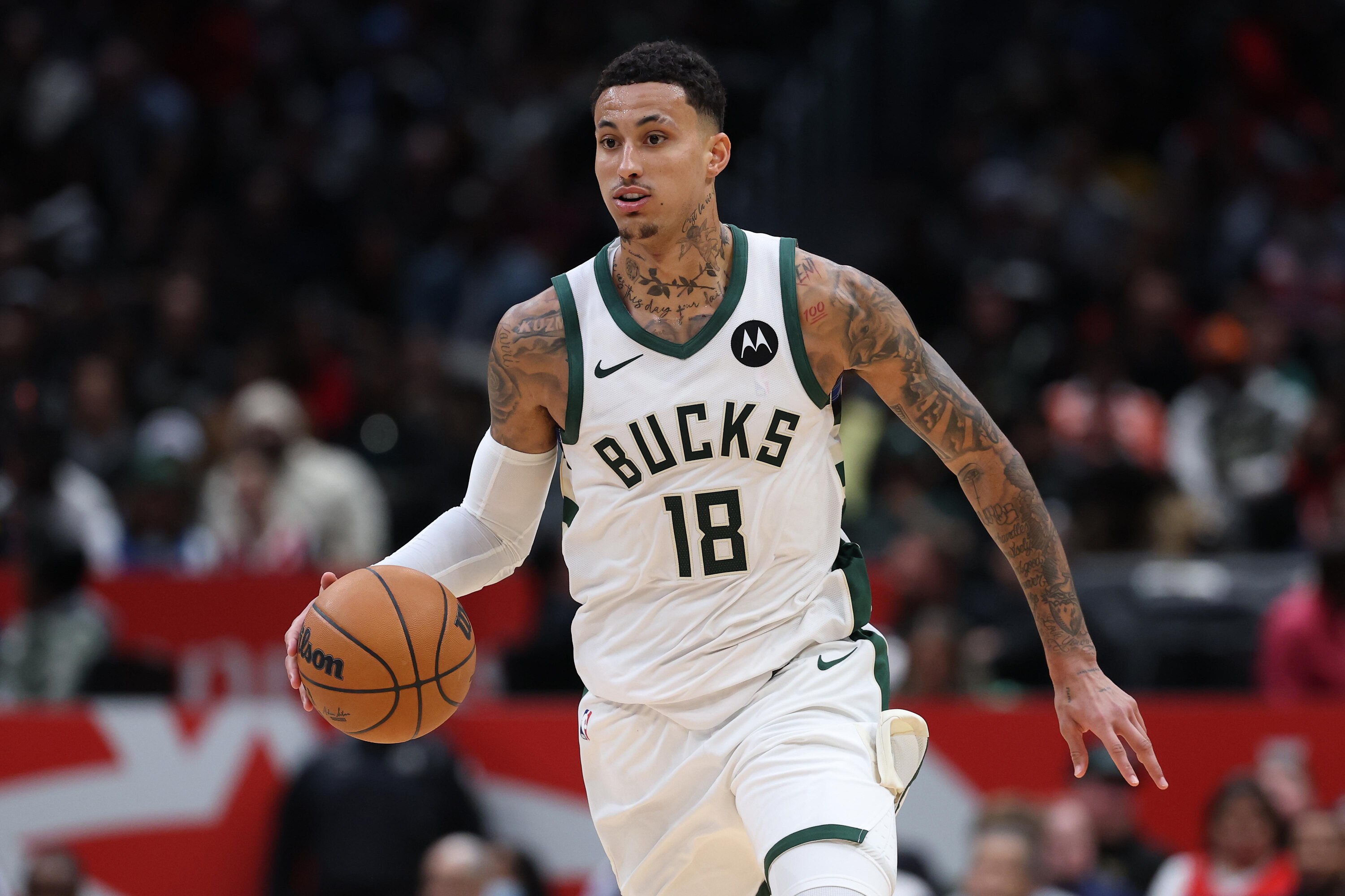 Bucks' Kyle Kuzma Talks Mistakenly Dapping Up Former Wizards Teammate ...