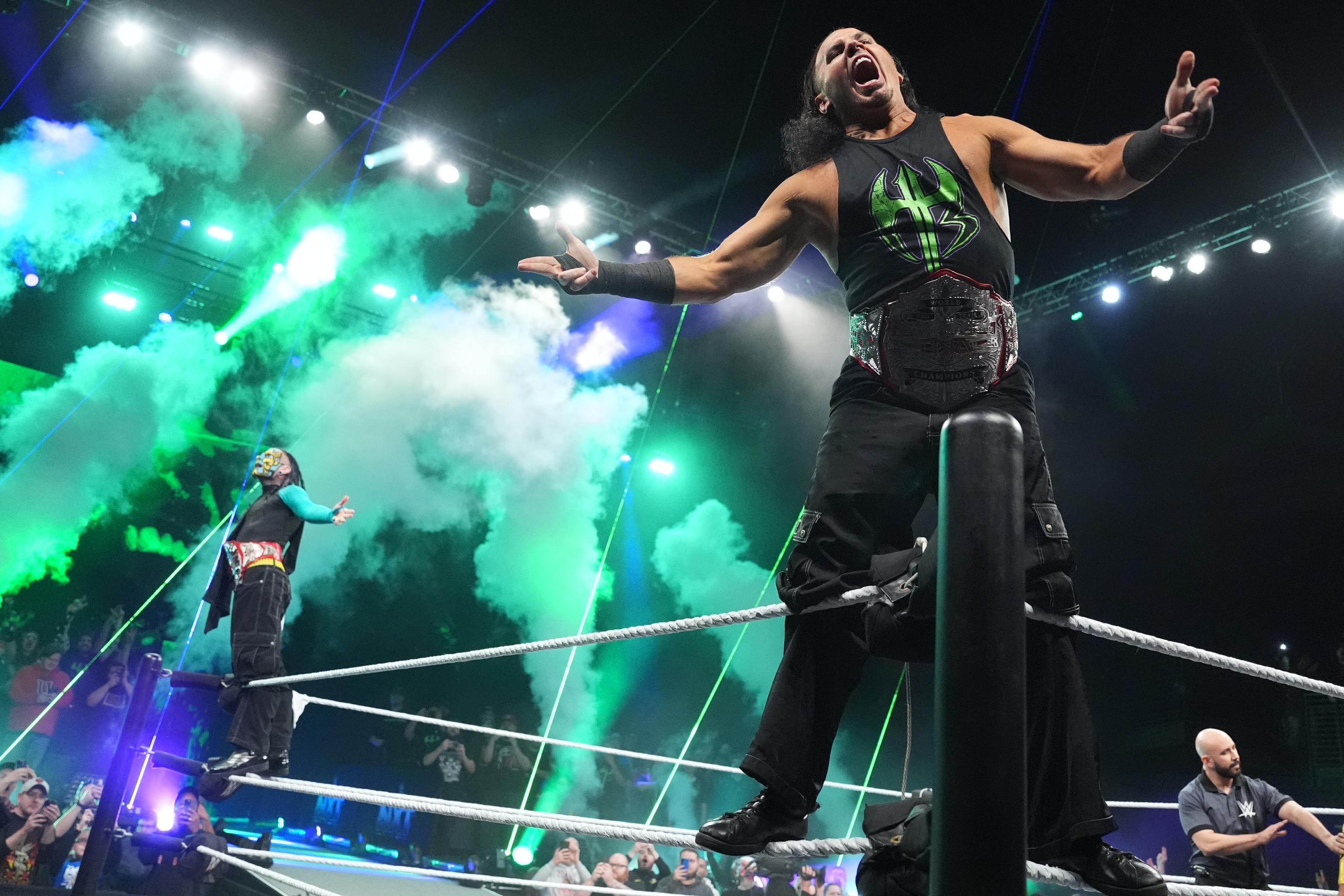 Hardy Boyz Beat Fraxiom to Retain TNA Tag Titles at NXT