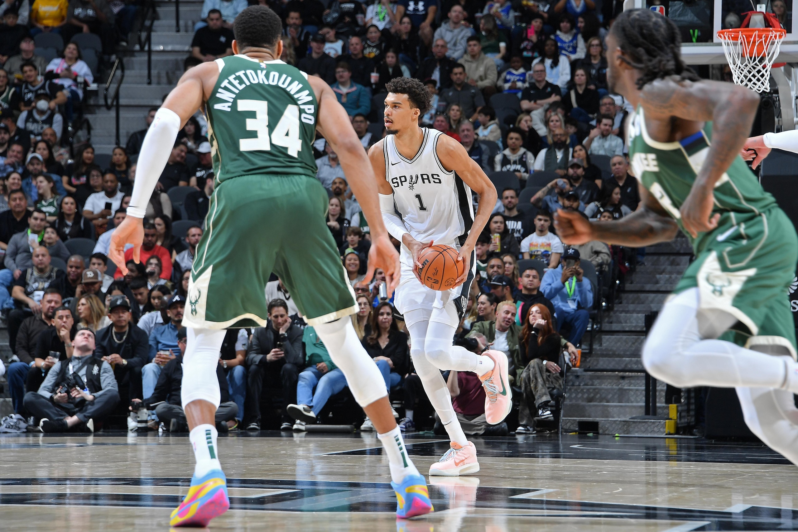 Milwaukee Bucks v San Antonio Spurs