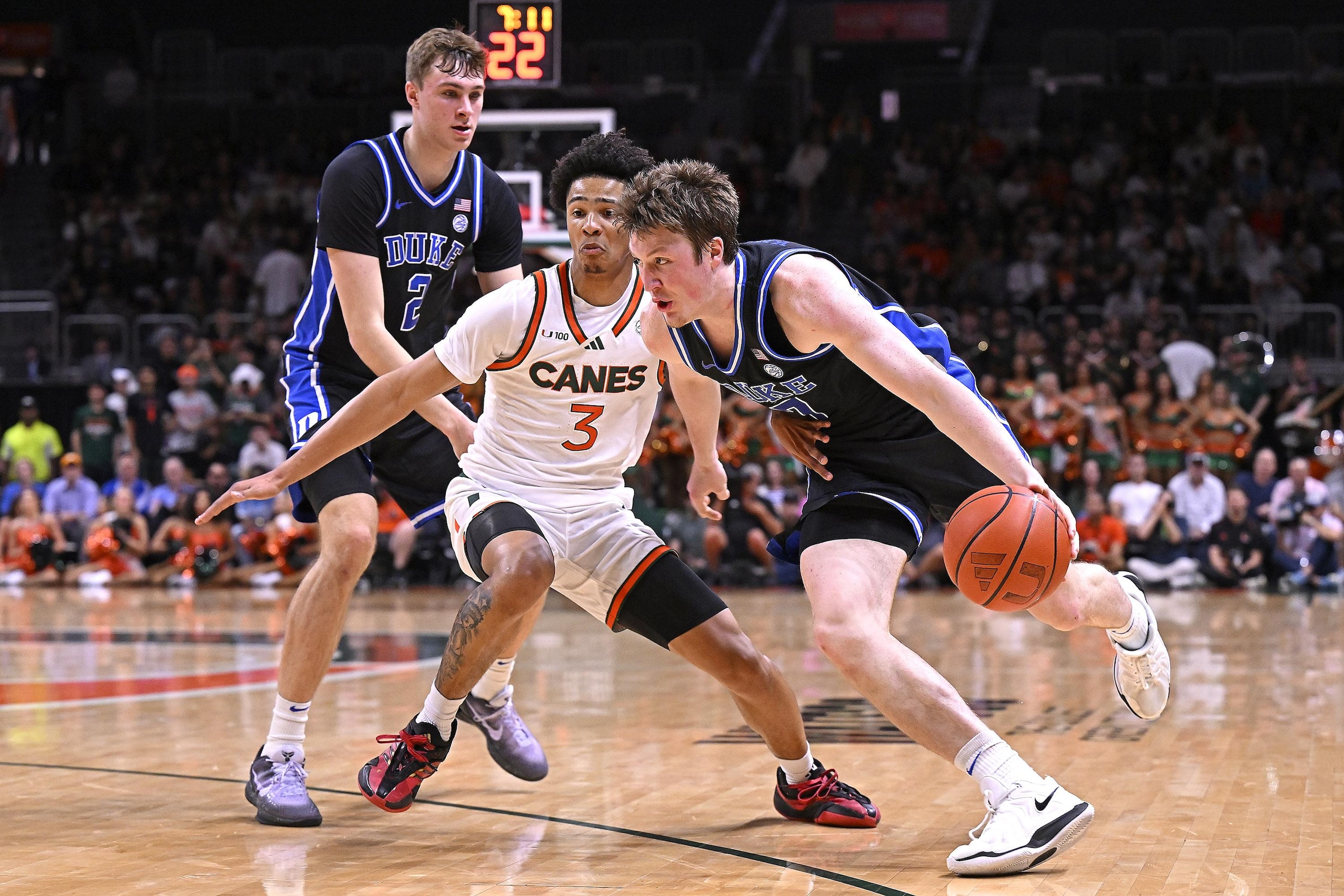 COLLEGE BASKETBALL: FEB 25 Duke at Miami