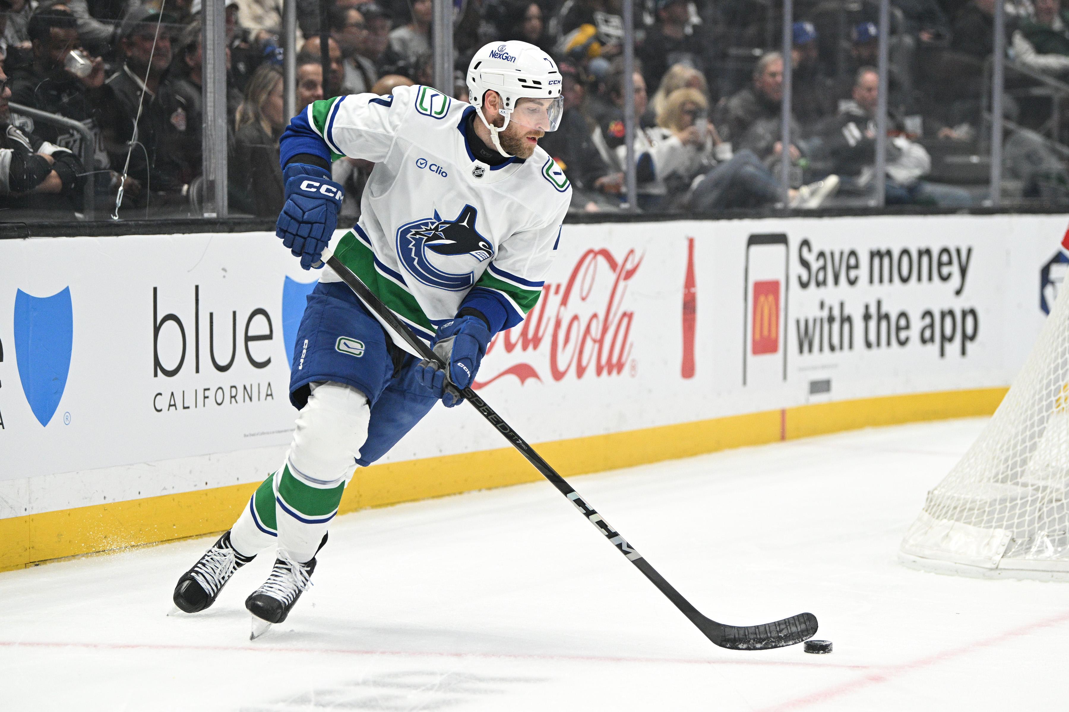 NHL: FEB 26 Canucks at Kings