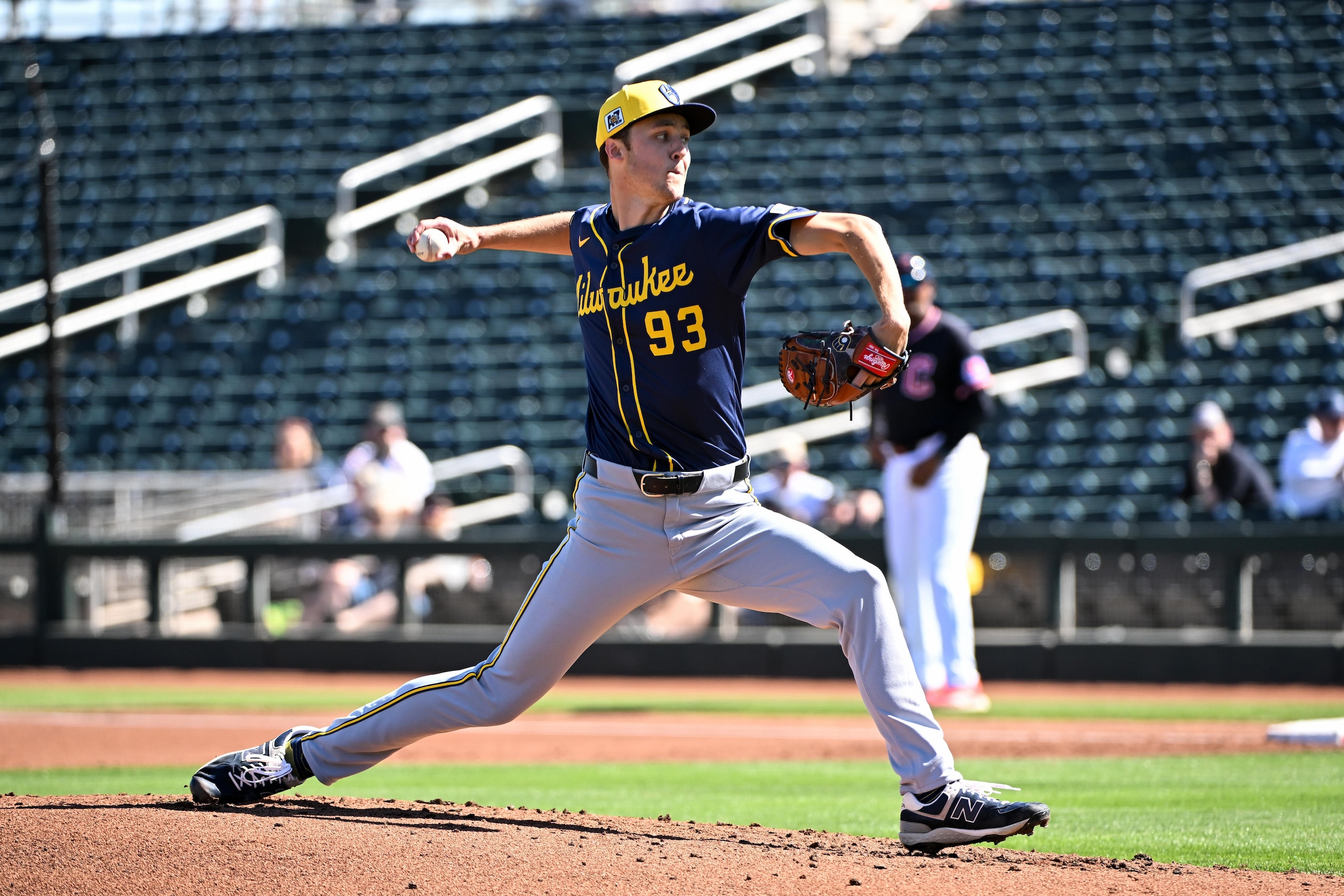 Milwaukee Brewers v Cleveland Guardians Milwaukee Brewers v Cleveland Guardians