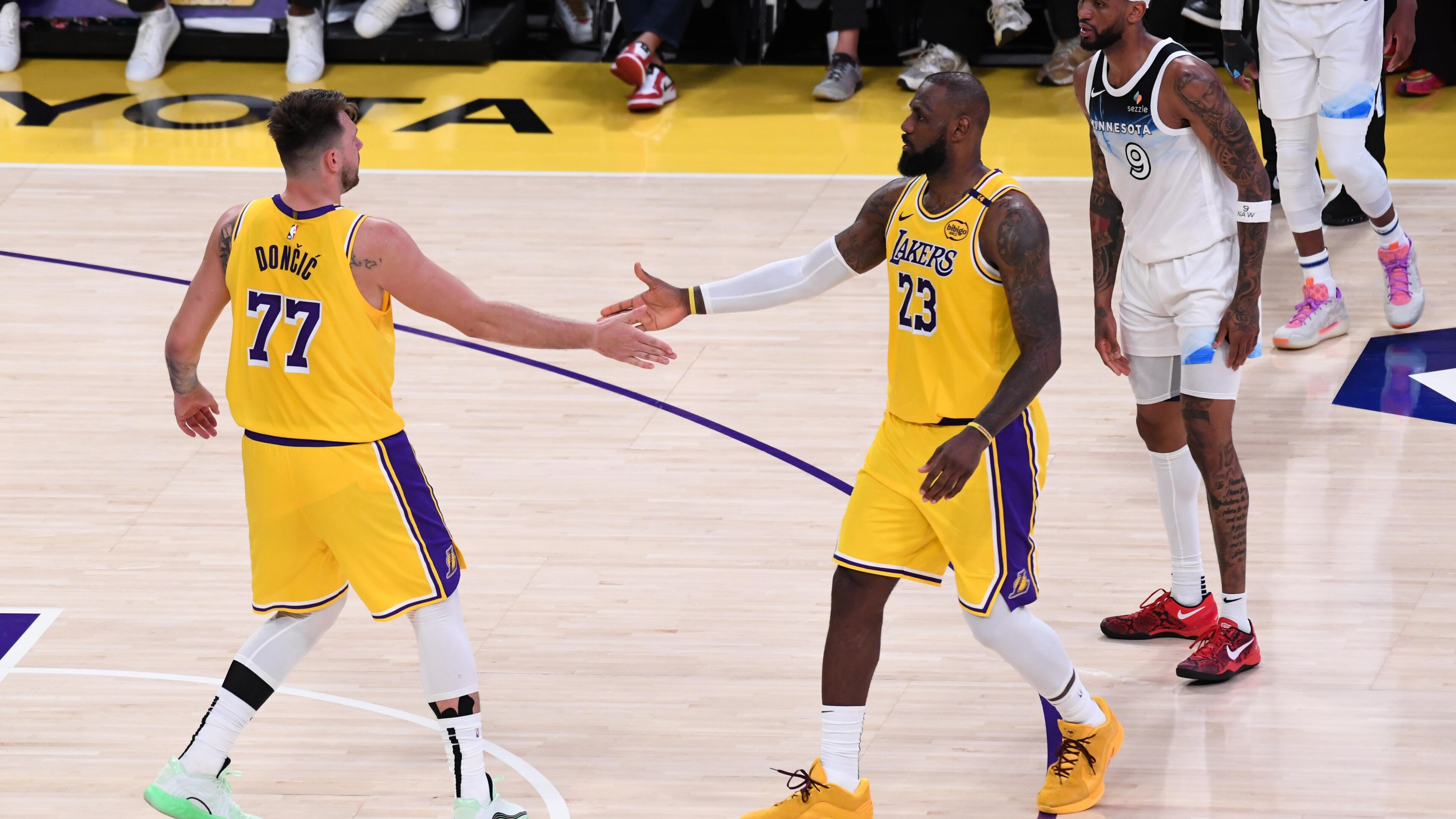 Minnesota Timberwolves v Los Angeles Lakers Minnesota Timberwolves v Los Angeles Lakers