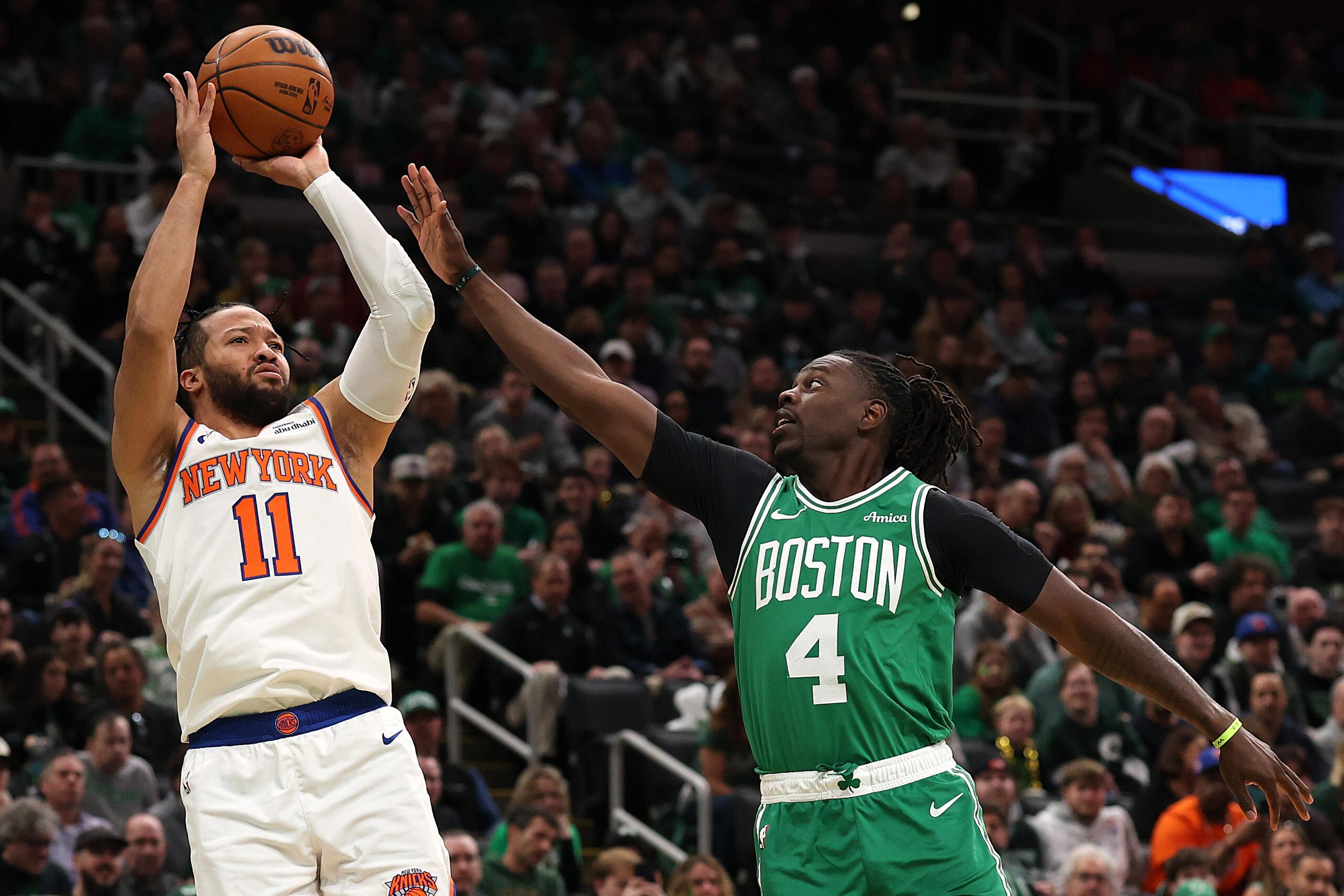 New York Knicks v Boston Celtics New York Knicks v Boston Celtics