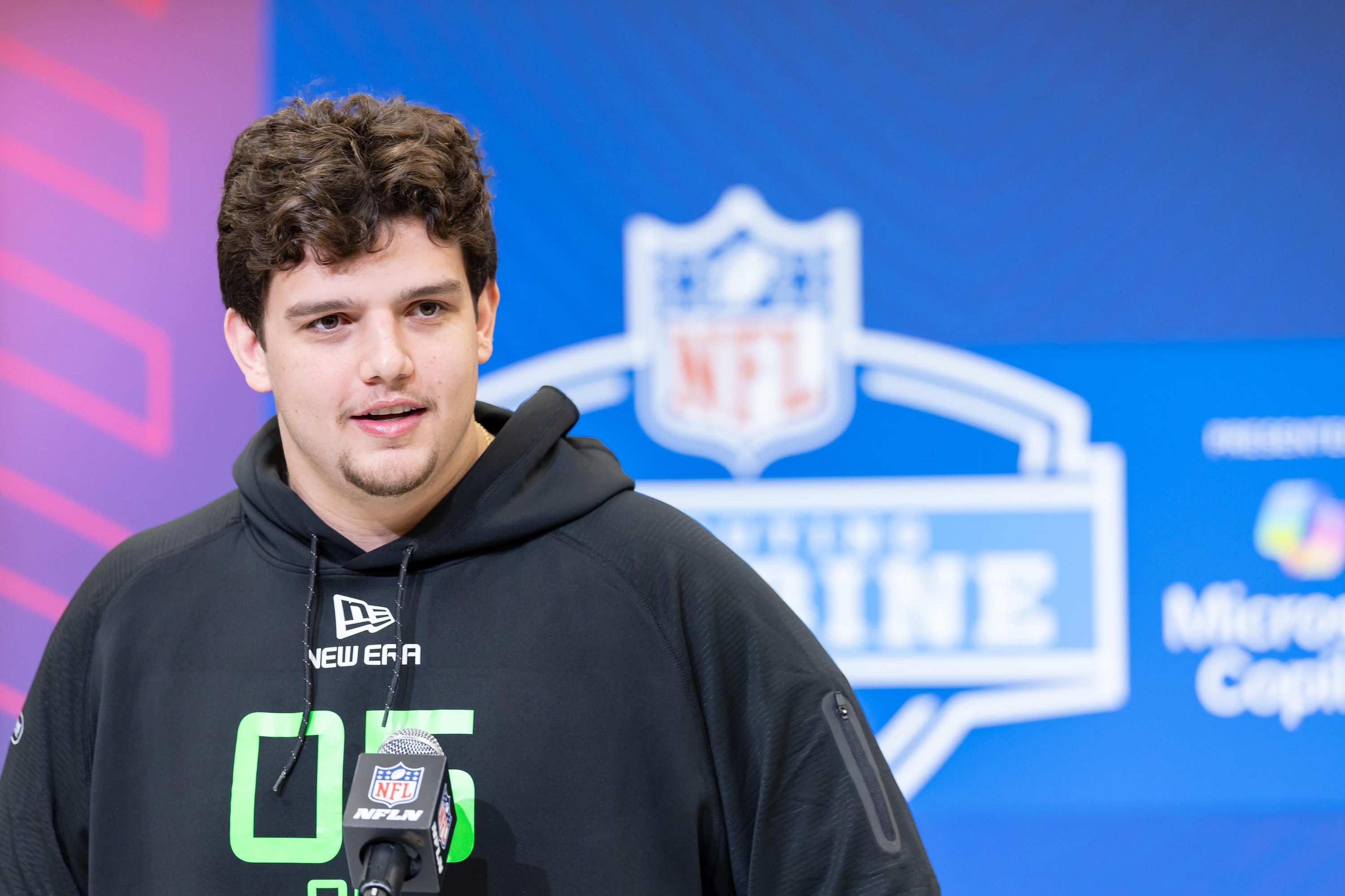 Will Campbell Reacts to Debate Over His Arm Length At Combine; B/R's No