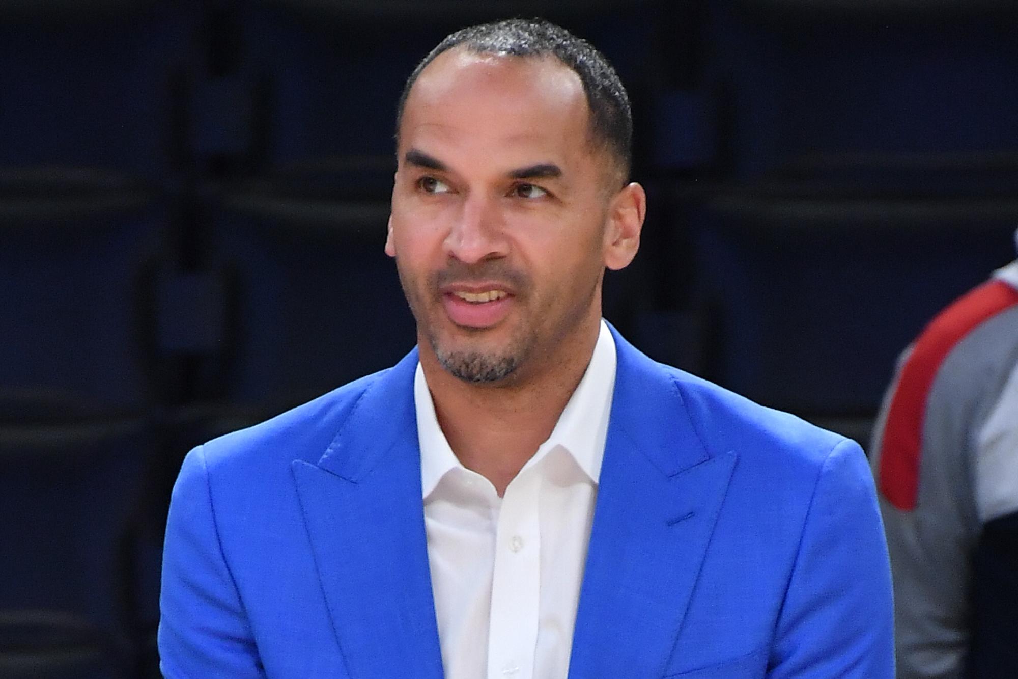 Celebrities At The Los Angeles Lakers Game