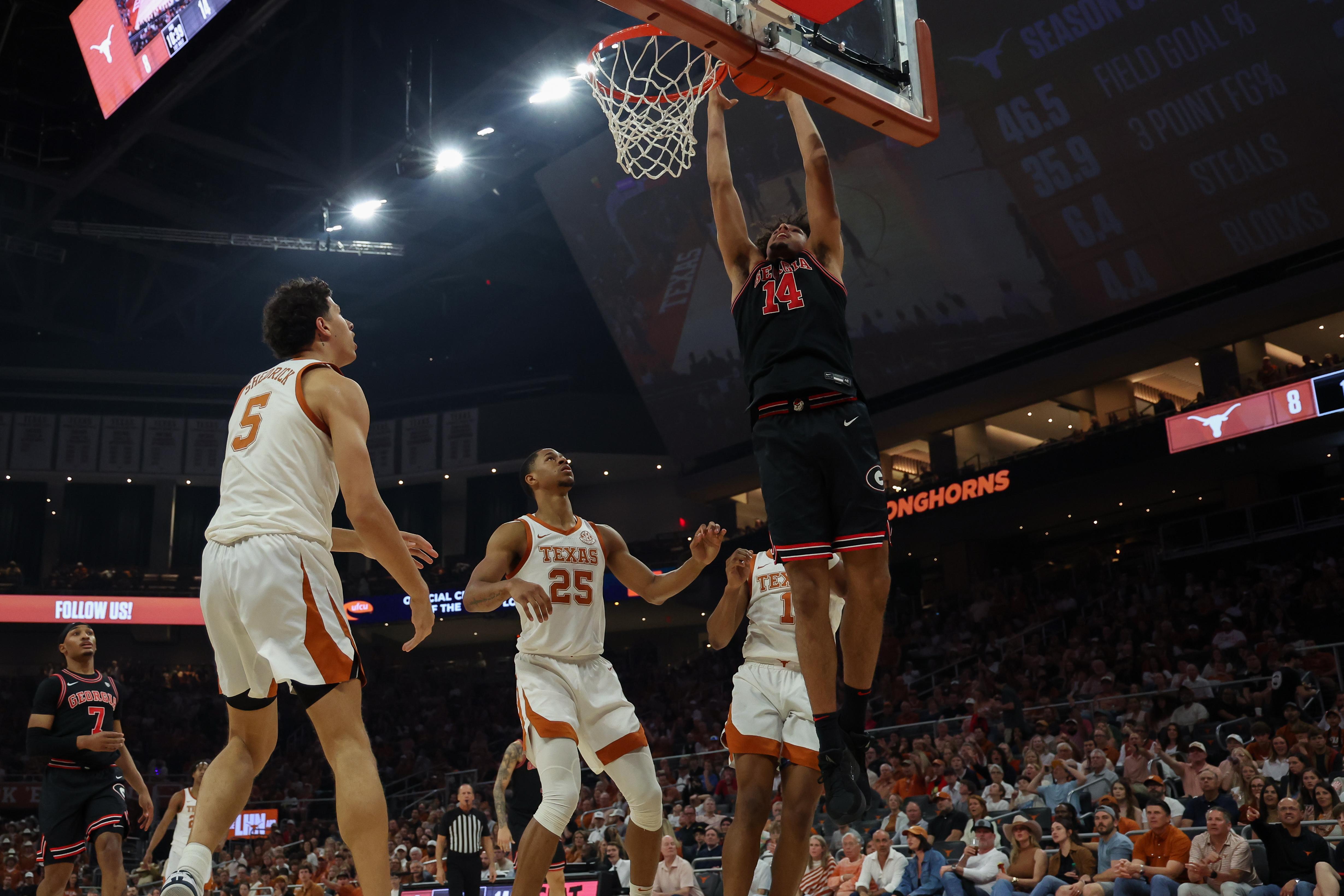 COLLEGE BASKETBALL: MAR 01 Georgia at Texas