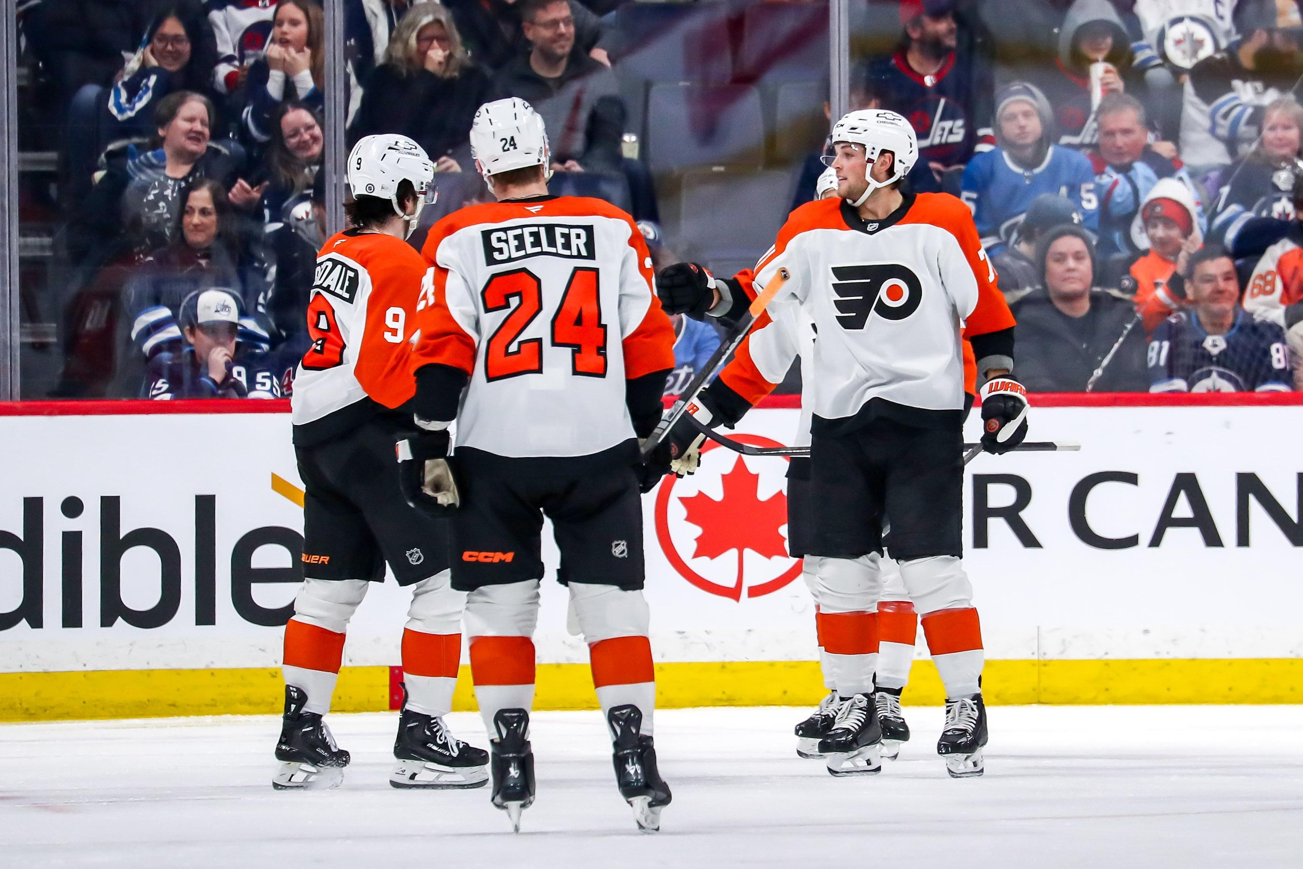 Philadelphia Flyers v Winnipeg Jets