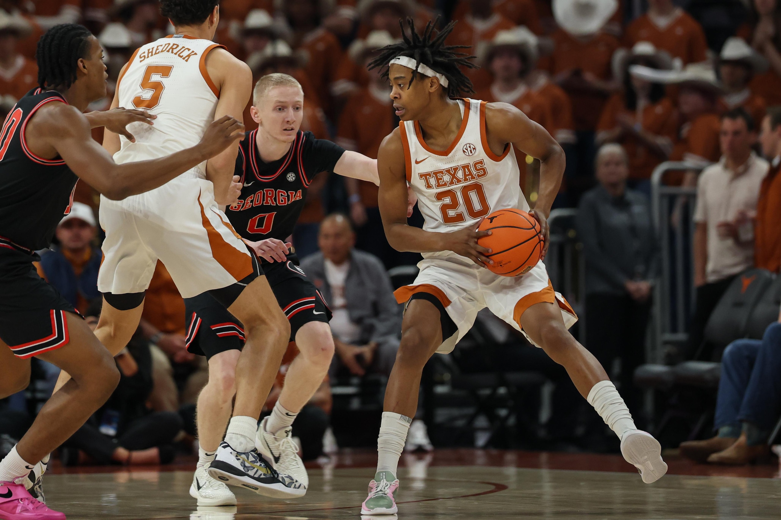 COLLEGE BASKETBALL: MAR 01 Georgia at Texas