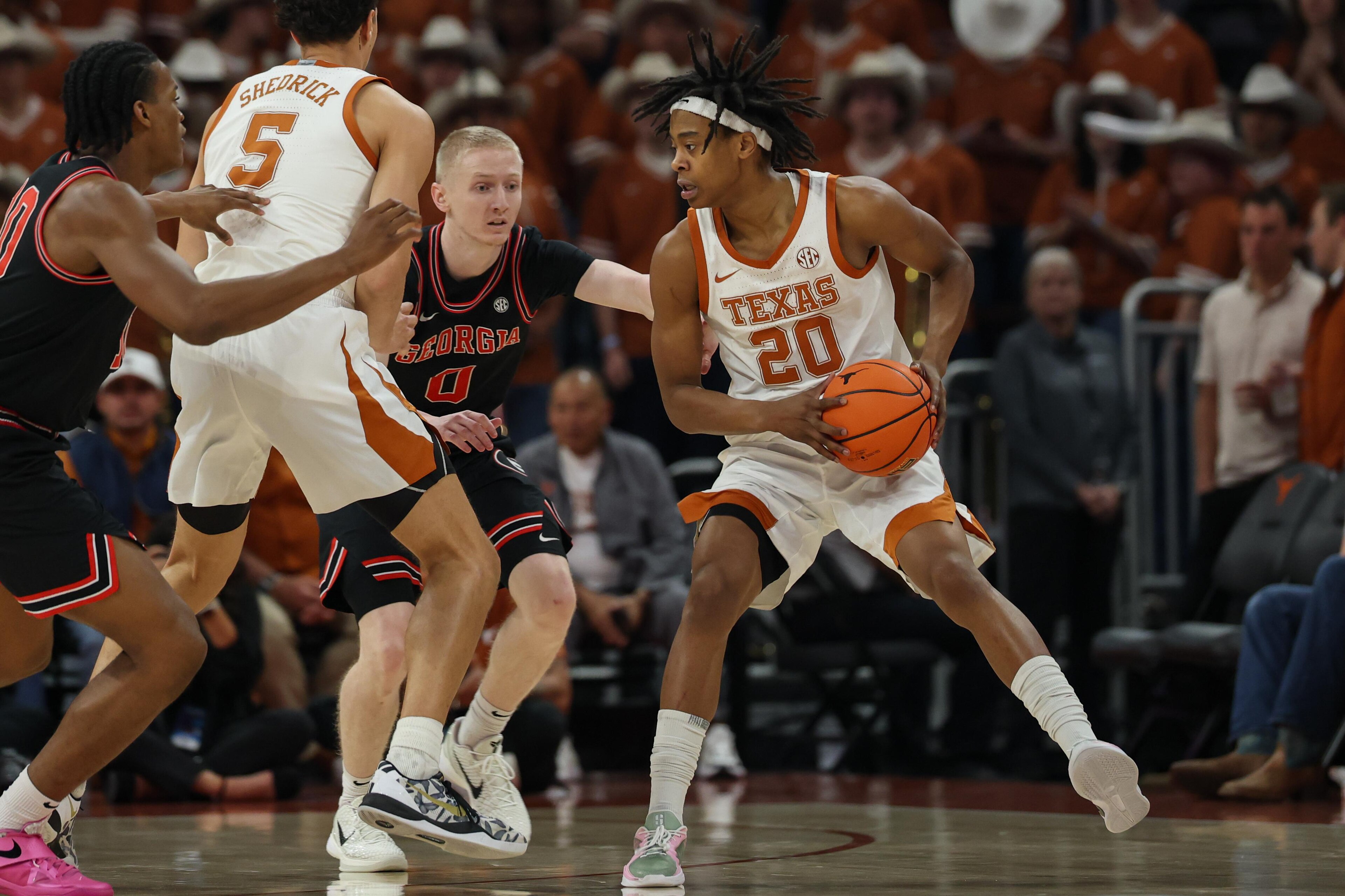 COLLEGE BASKETBALL: MAR 01 Georgia at Texas