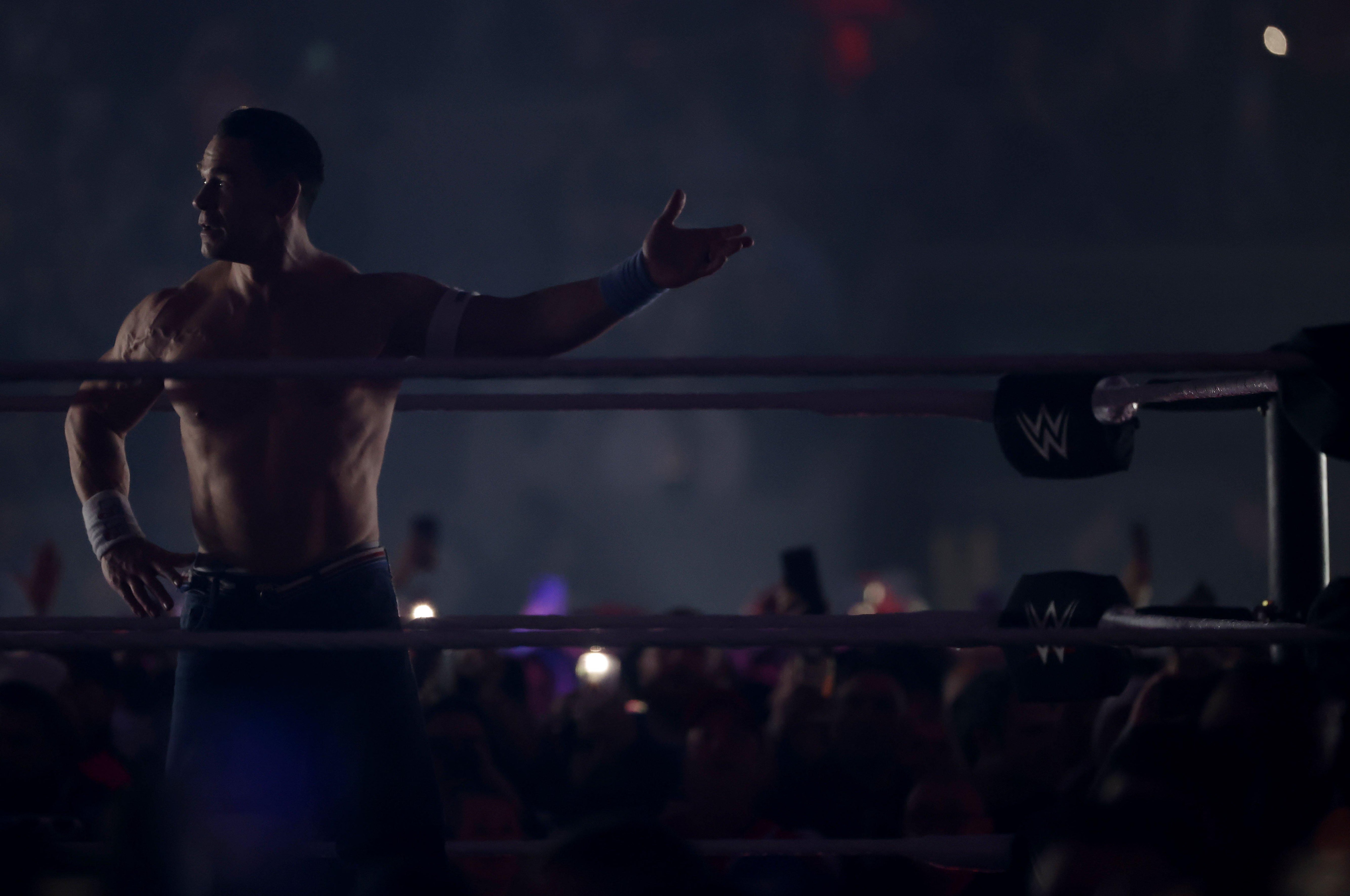  the WWE Elimination Chamber event with an underlying story line of his Farewell Tour from professional wrestling
