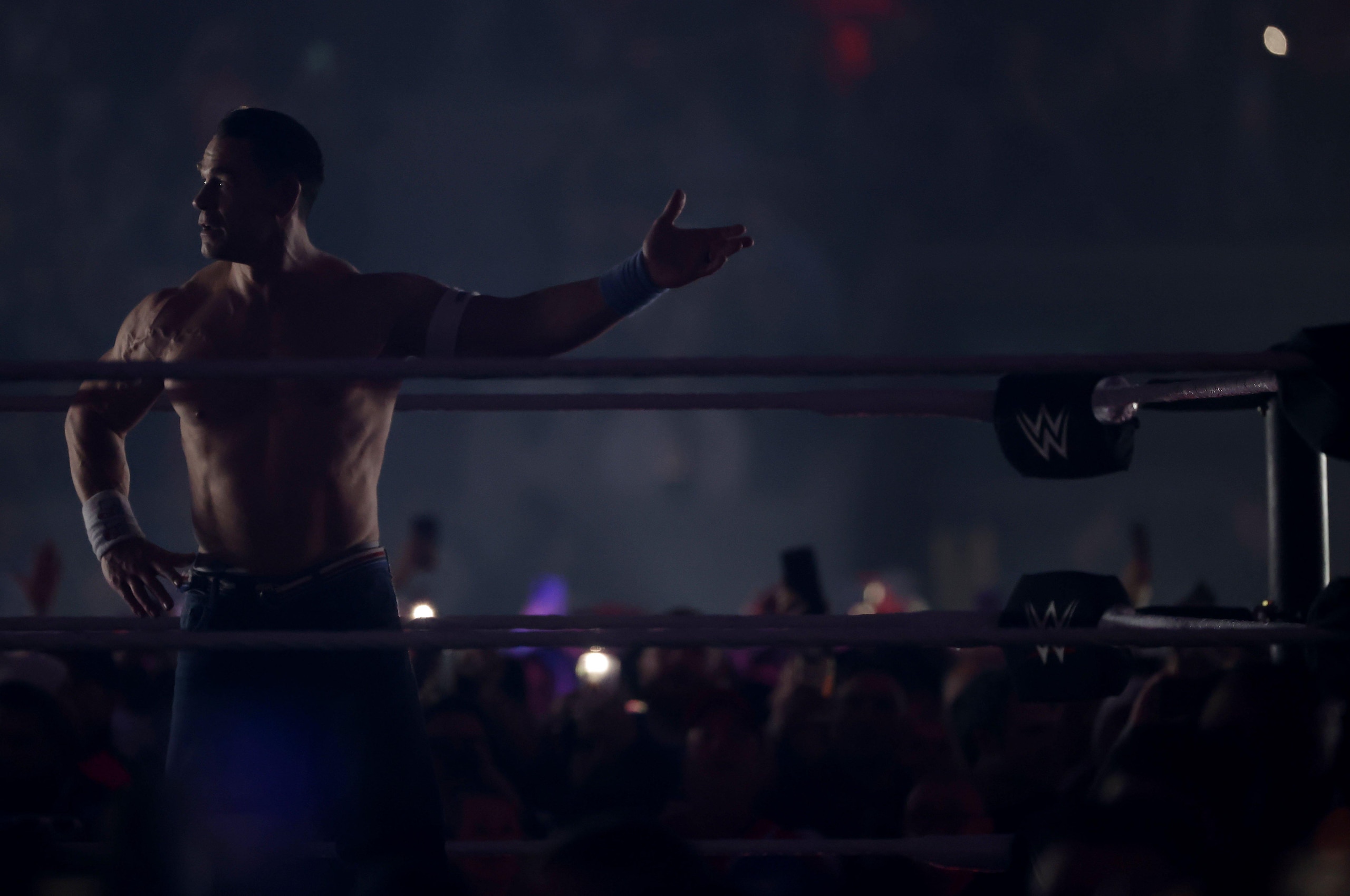 the WWE Elimination Chamber event with an underlying story line of his Farewell Tour from professional wrestling the WWE Elimination Chamber event with an underlying story line of his Farewell Tour from professional wrestling