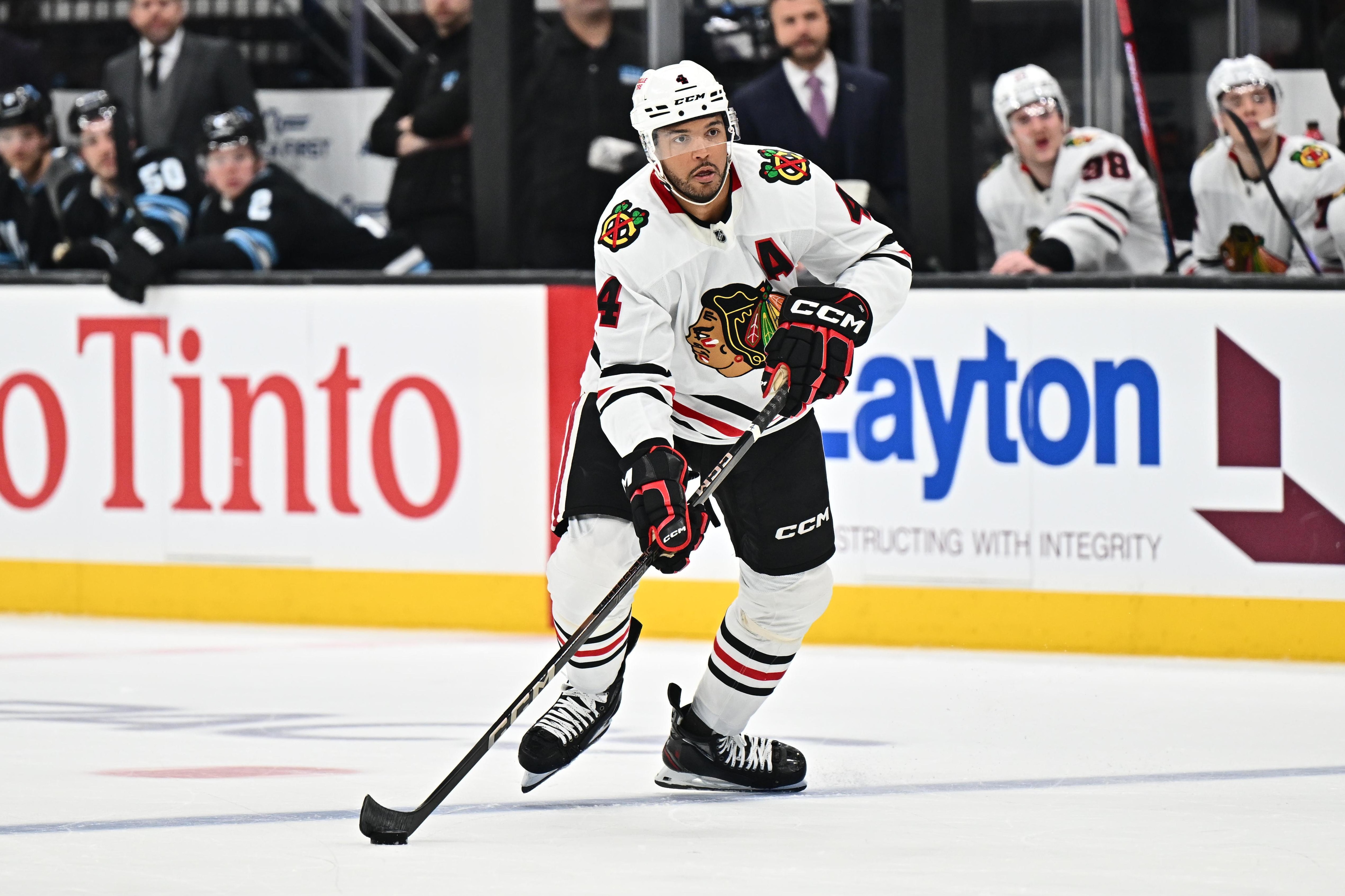 Chicago Blackhawks v Utah Hockey Club Chicago Blackhawks v Utah Hockey Club