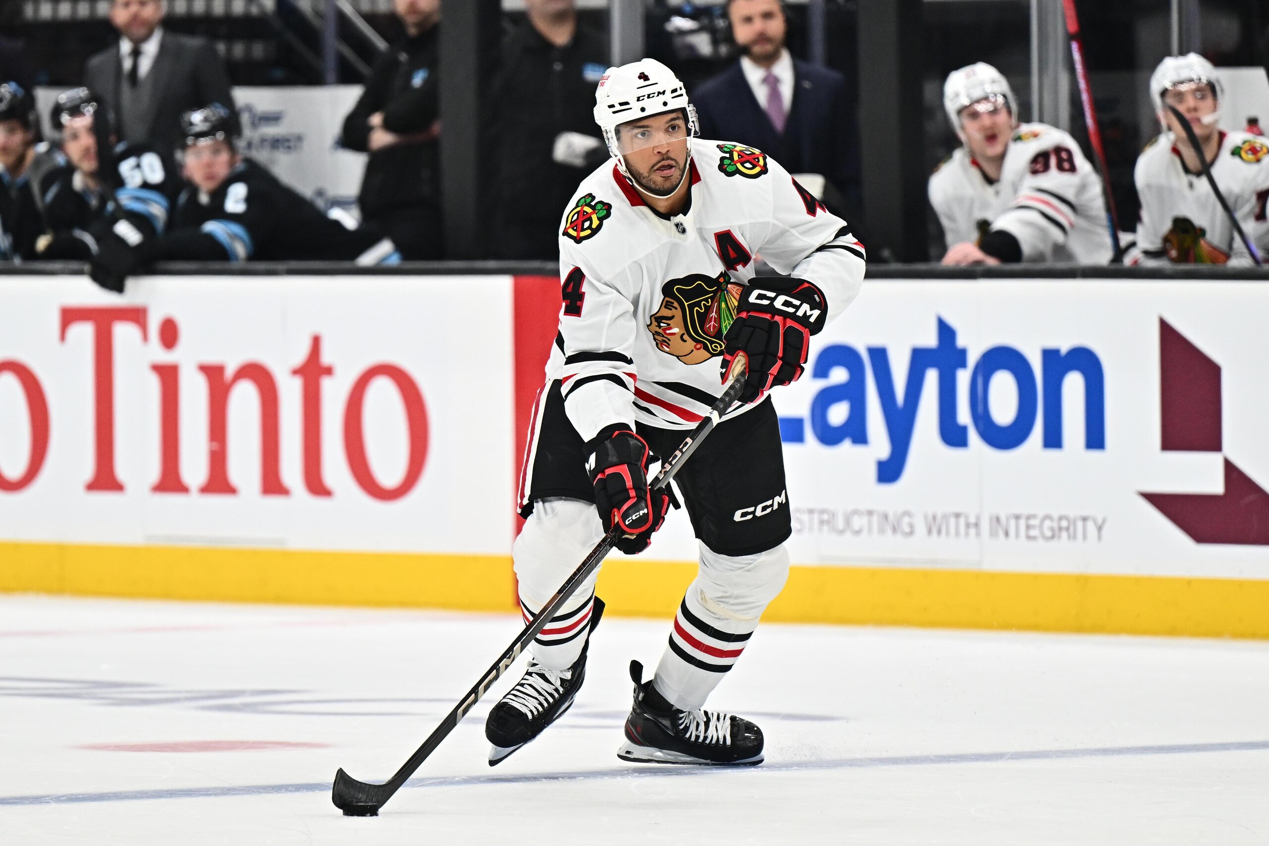 Chicago Blackhawks v Utah Hockey Club Chicago Blackhawks v Utah Hockey Club