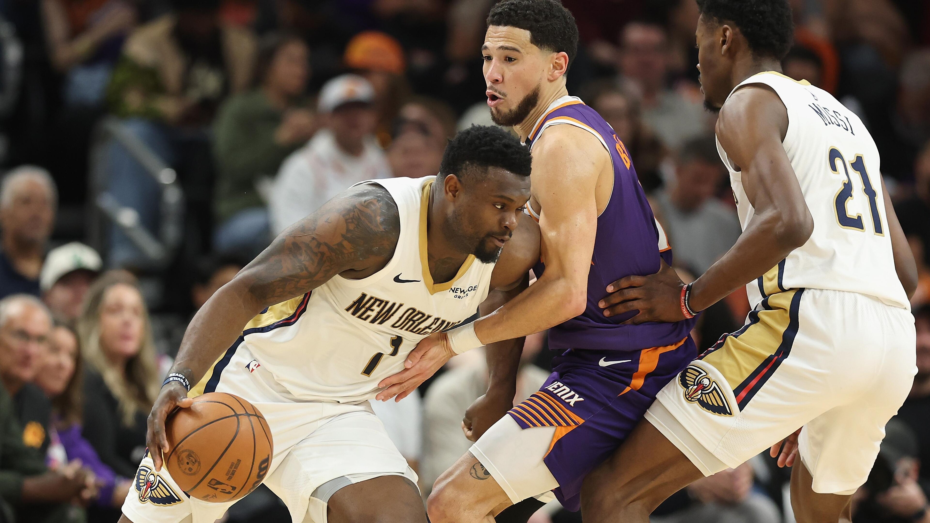 New Orleans Pelicans v Phoenix Suns New Orleans Pelicans v Phoenix Suns