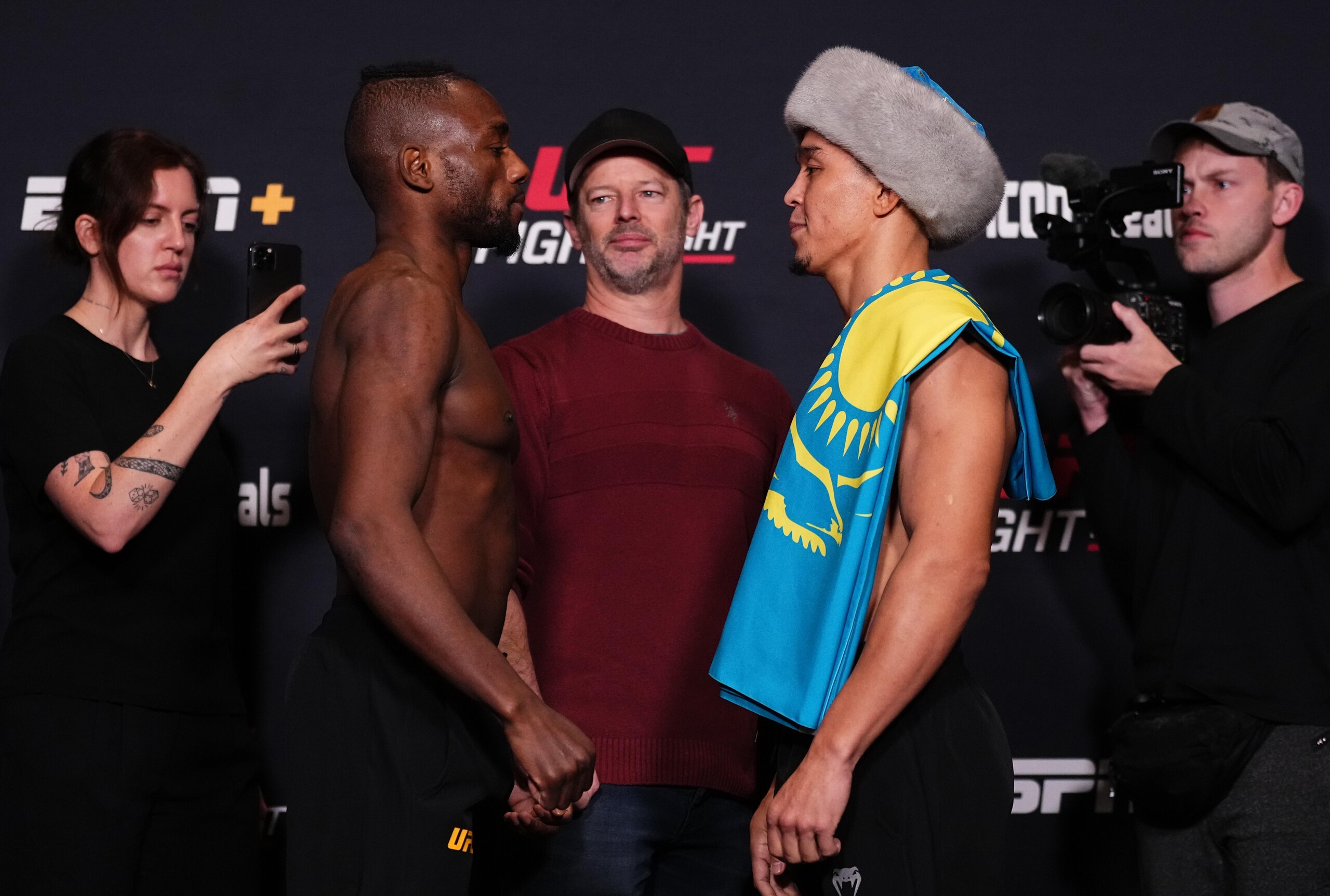 UFC Fight Night: Kape v Almabayev Weigh-In UFC Fight Night: Kape v Almabayev Weigh-In