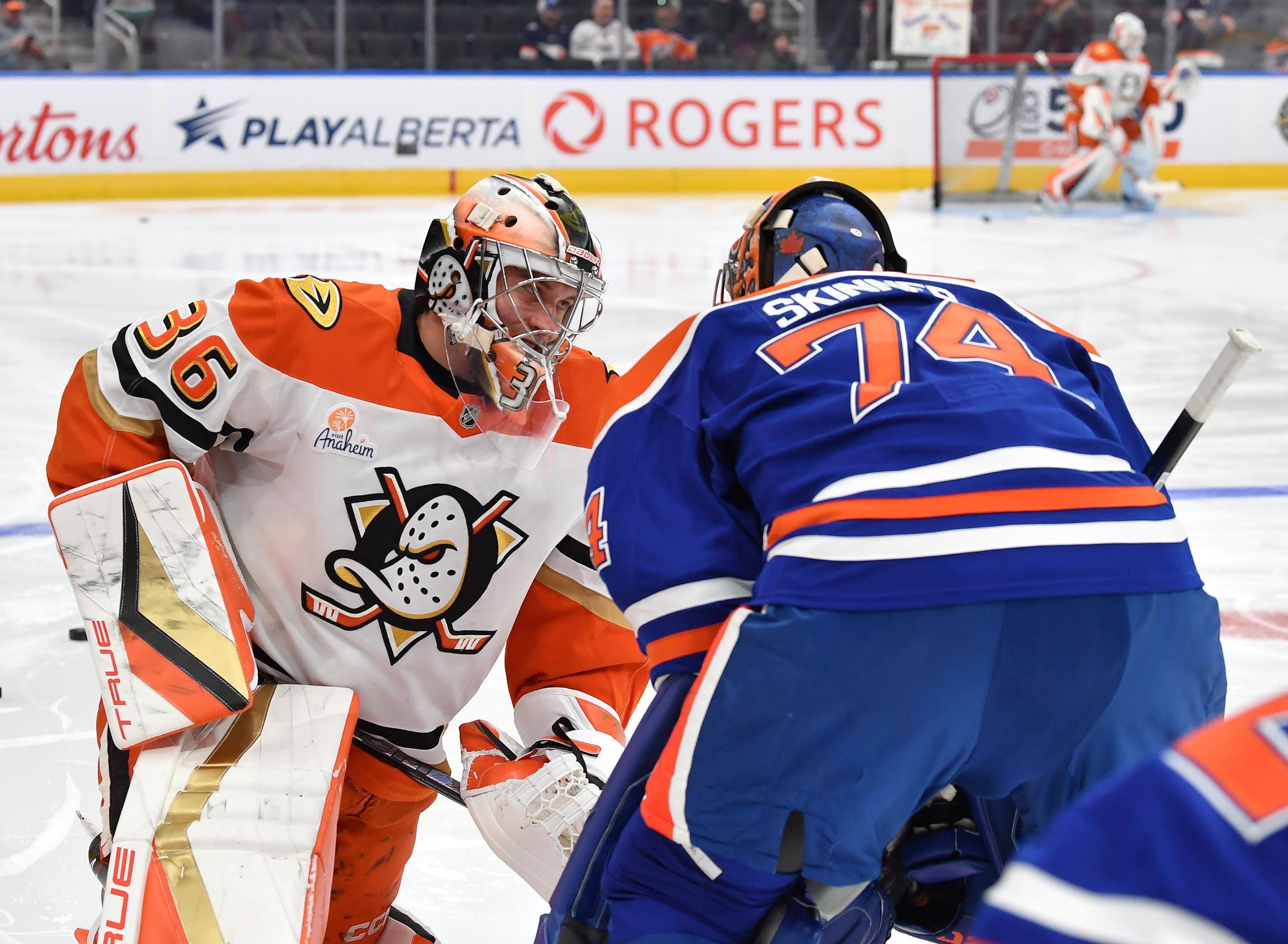 Anaheim Ducks v Edmonton Oilers