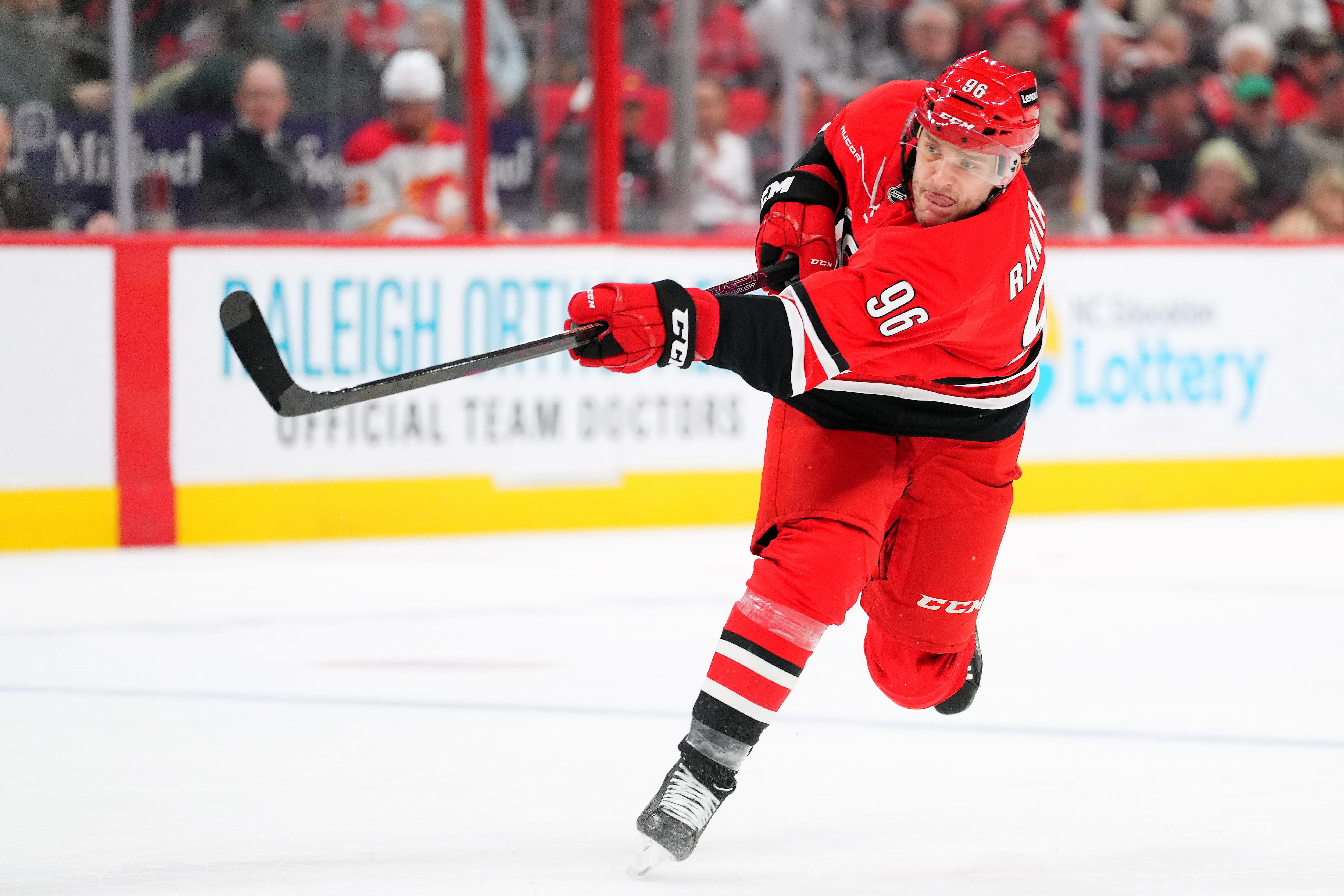 Calgary Flames v Carolina Hurricanes