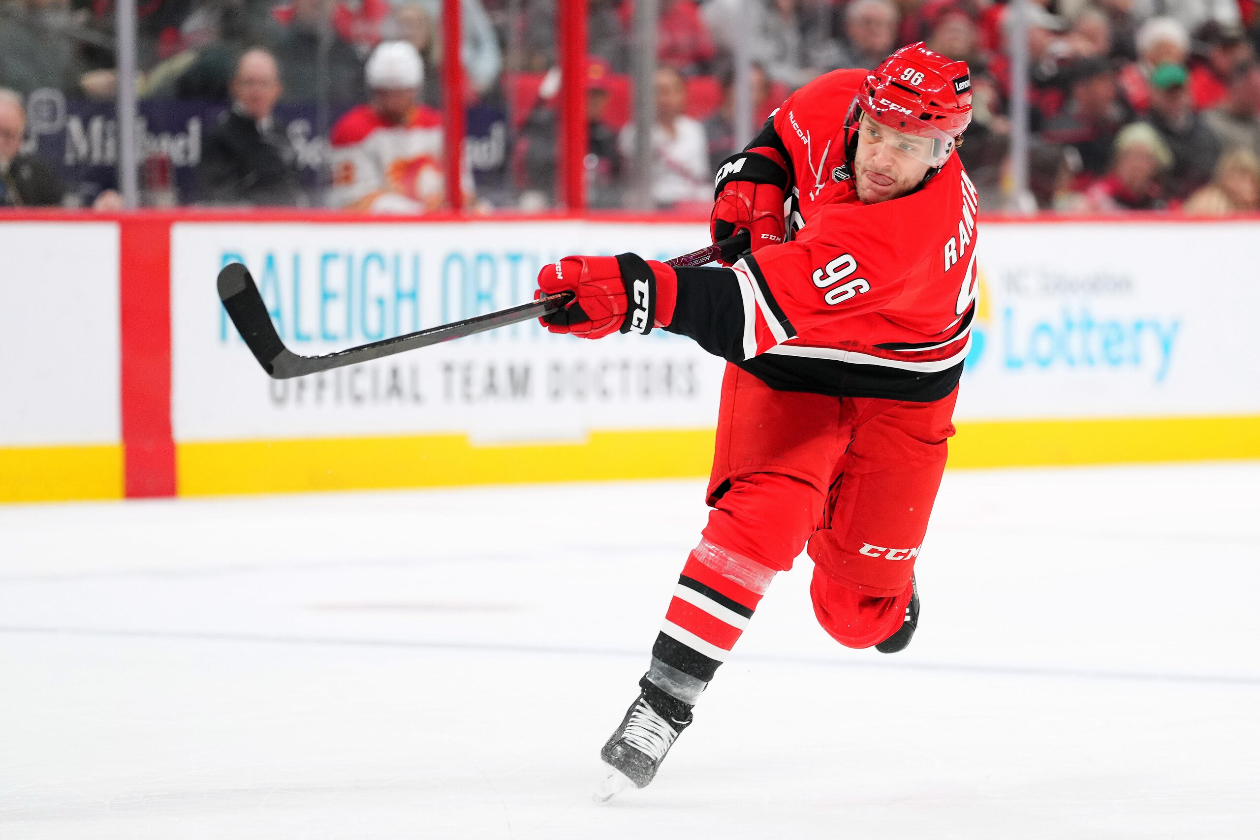 Calgary Flames v Carolina Hurricanes Calgary Flames v Carolina Hurricanes