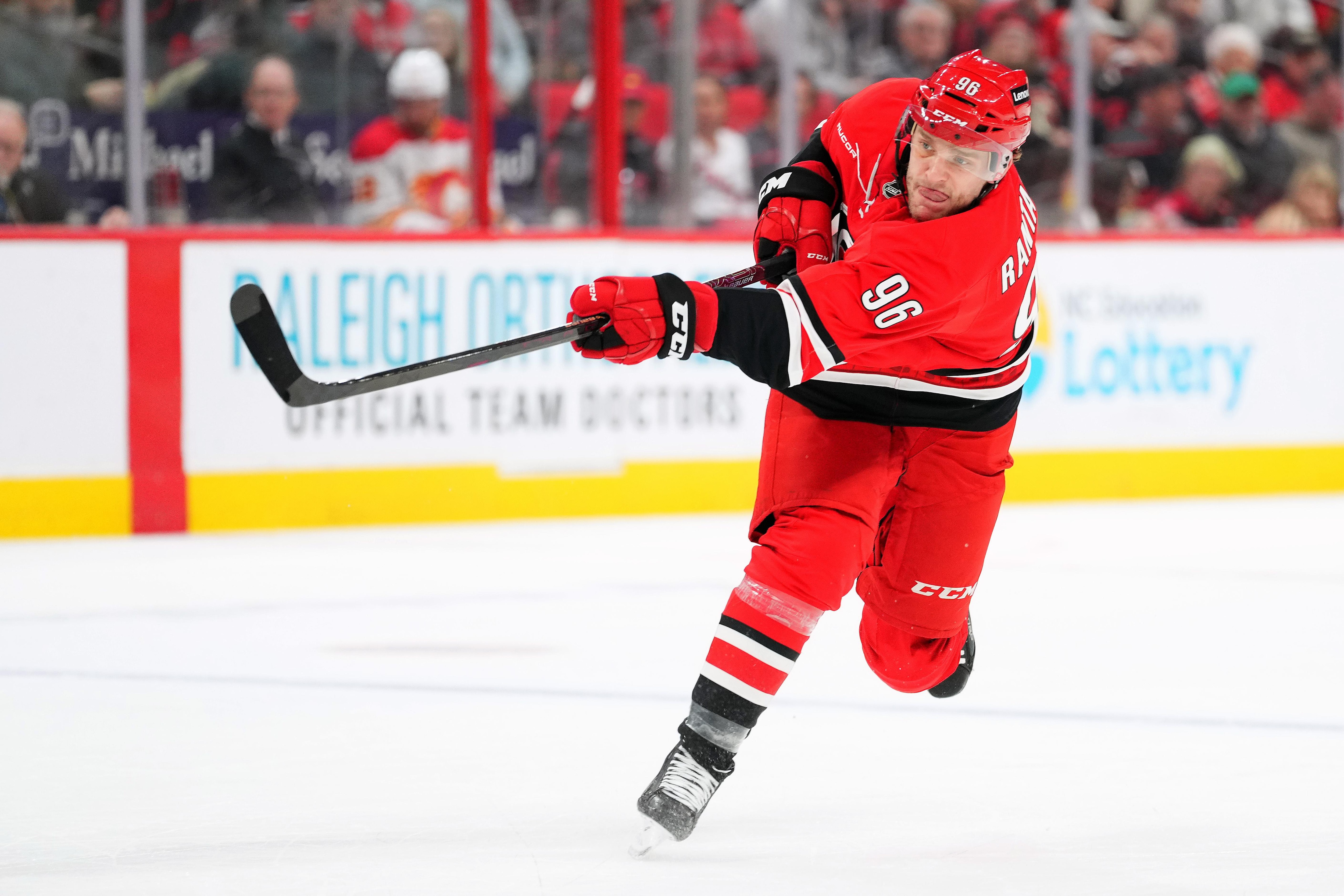 Calgary Flames v Carolina Hurricanes