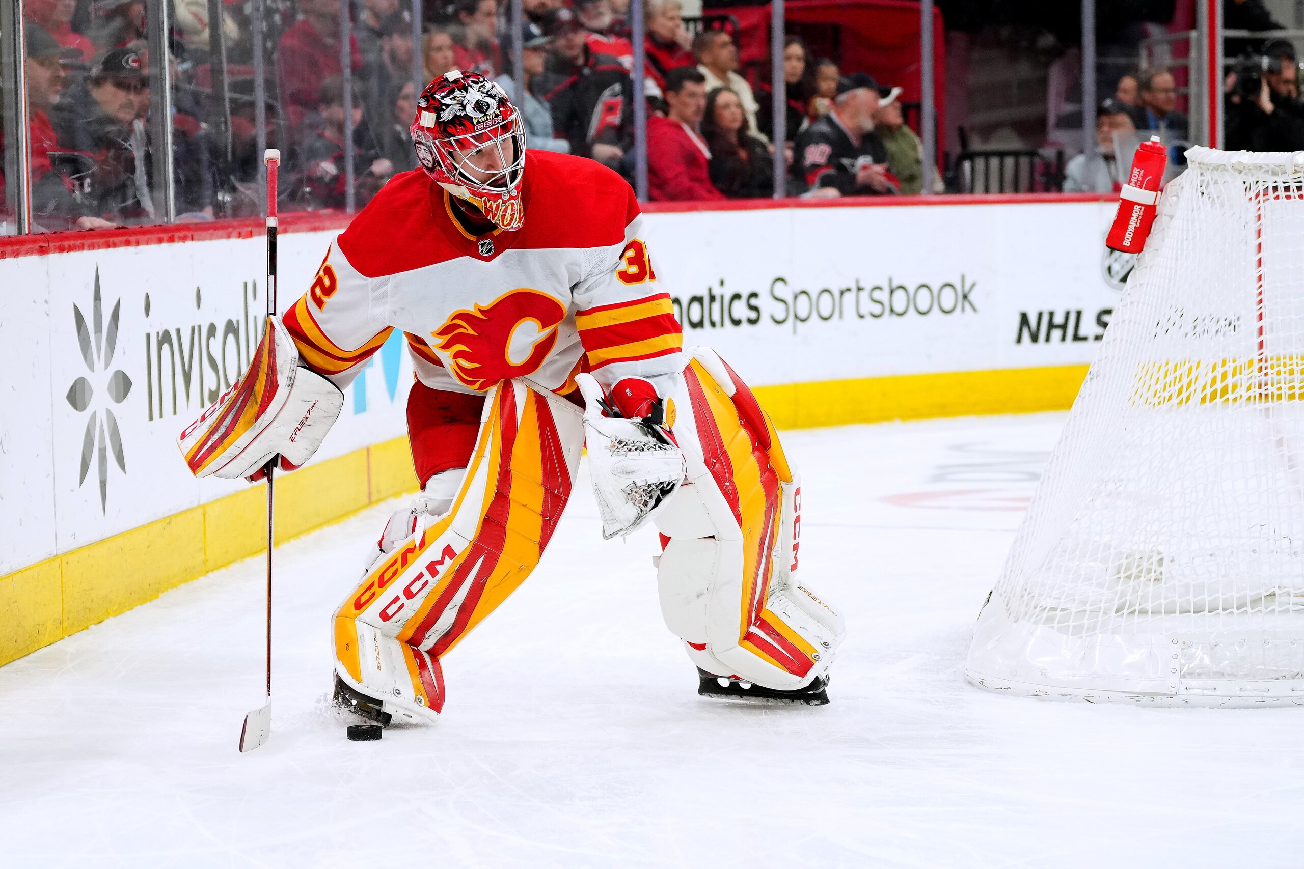 Calgary Flames v Carolina Hurricanes Calgary Flames v Carolina Hurricanes