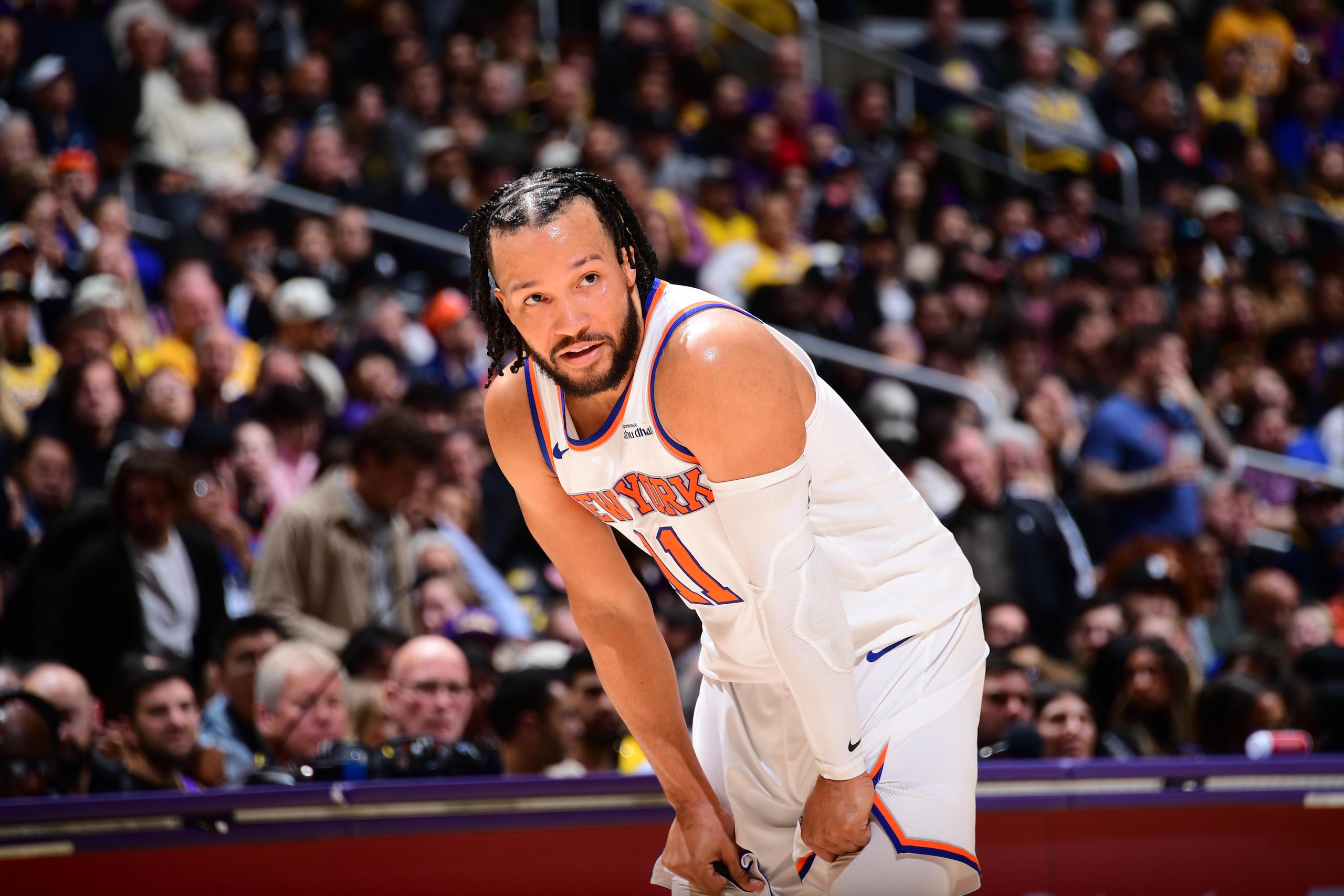 New York Knicks v Los Angeles Lakers
