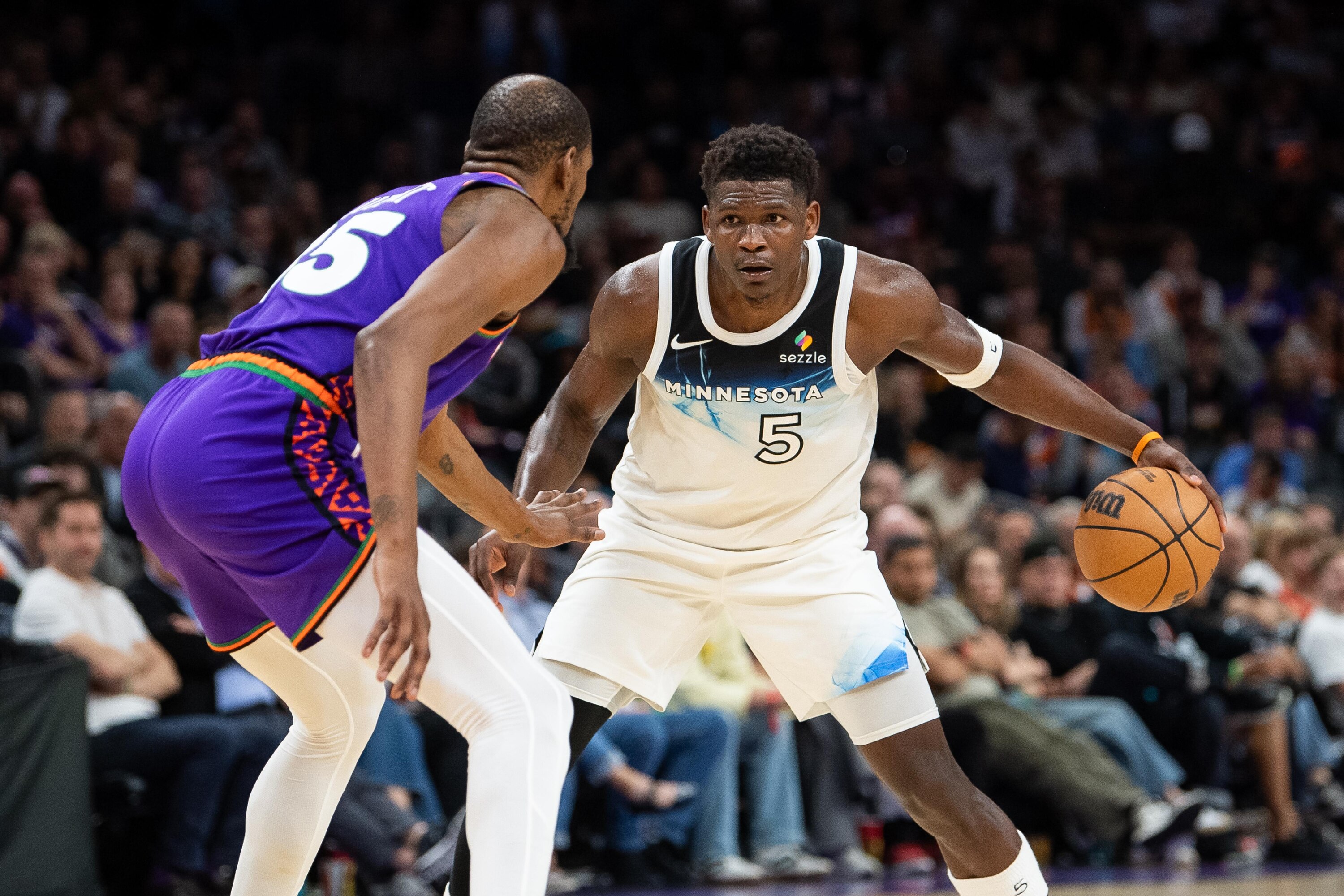 Anthony Edwards Reportedly Not Recruiting Kevin Durant to Wolves amid NBA ...
