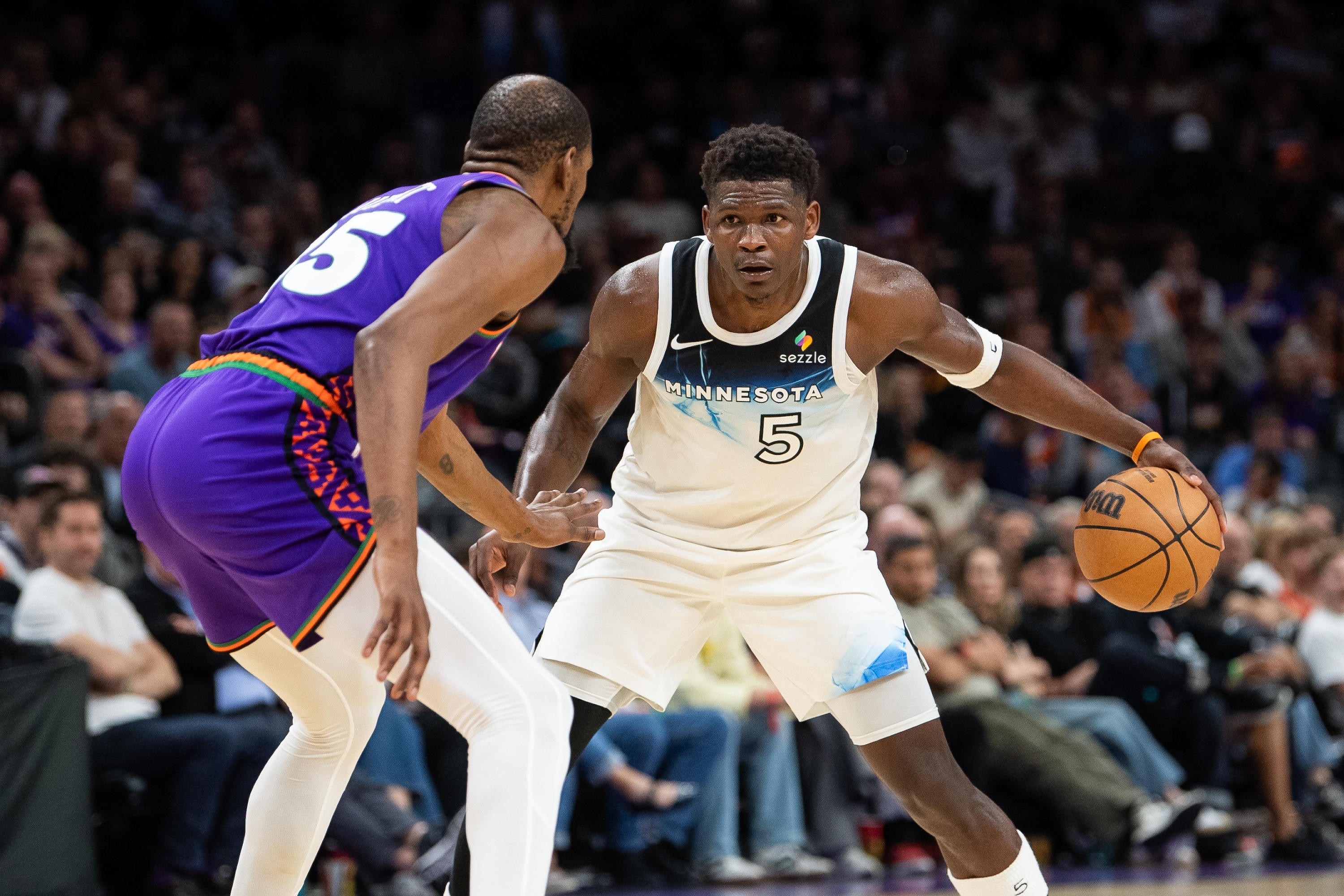 Anthony Edwards Reportedly Not Recruiting Kevin Durant to Wolves amid NBA ...