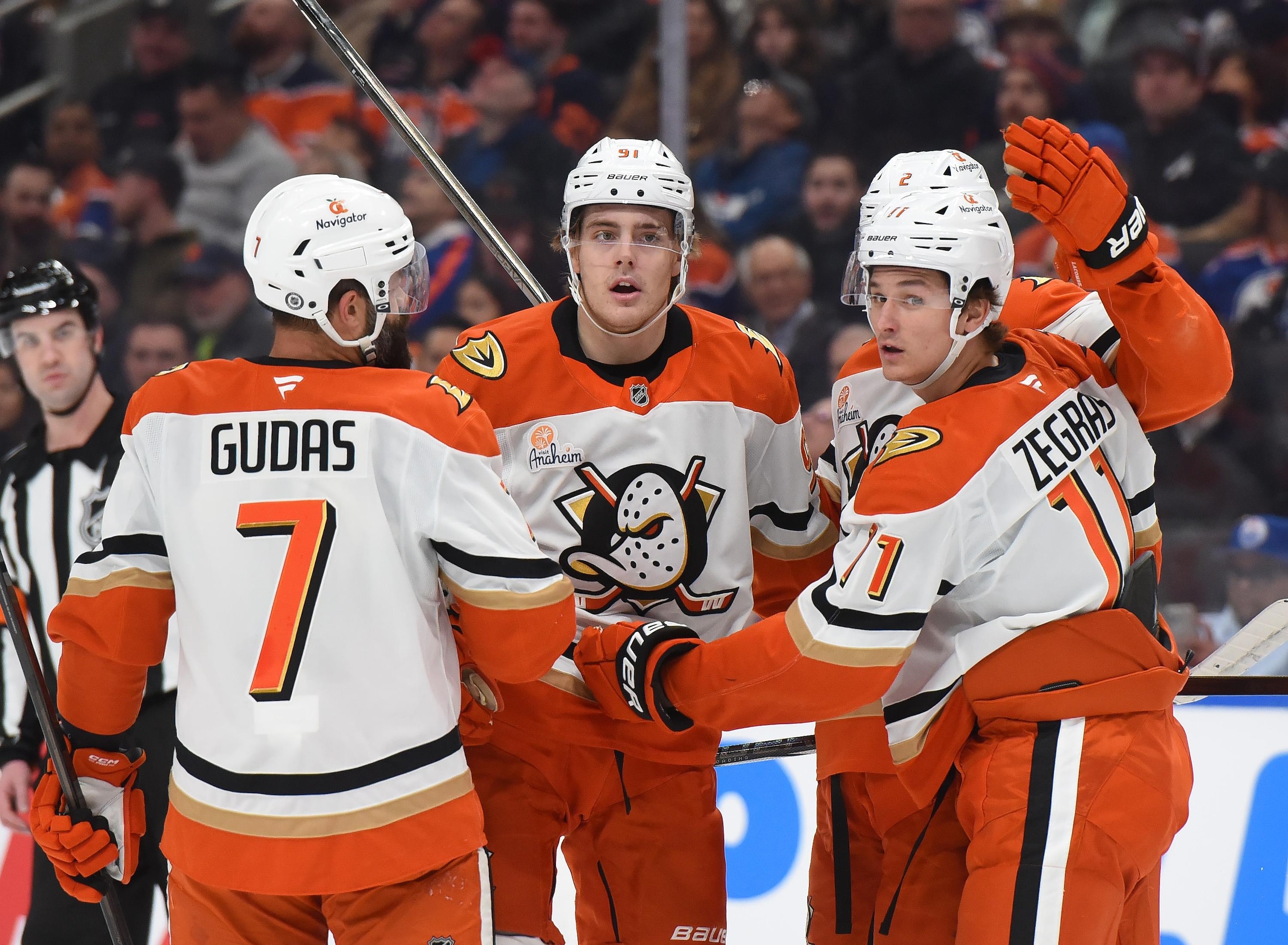 Anaheim Ducks v Edmonton Oilers
