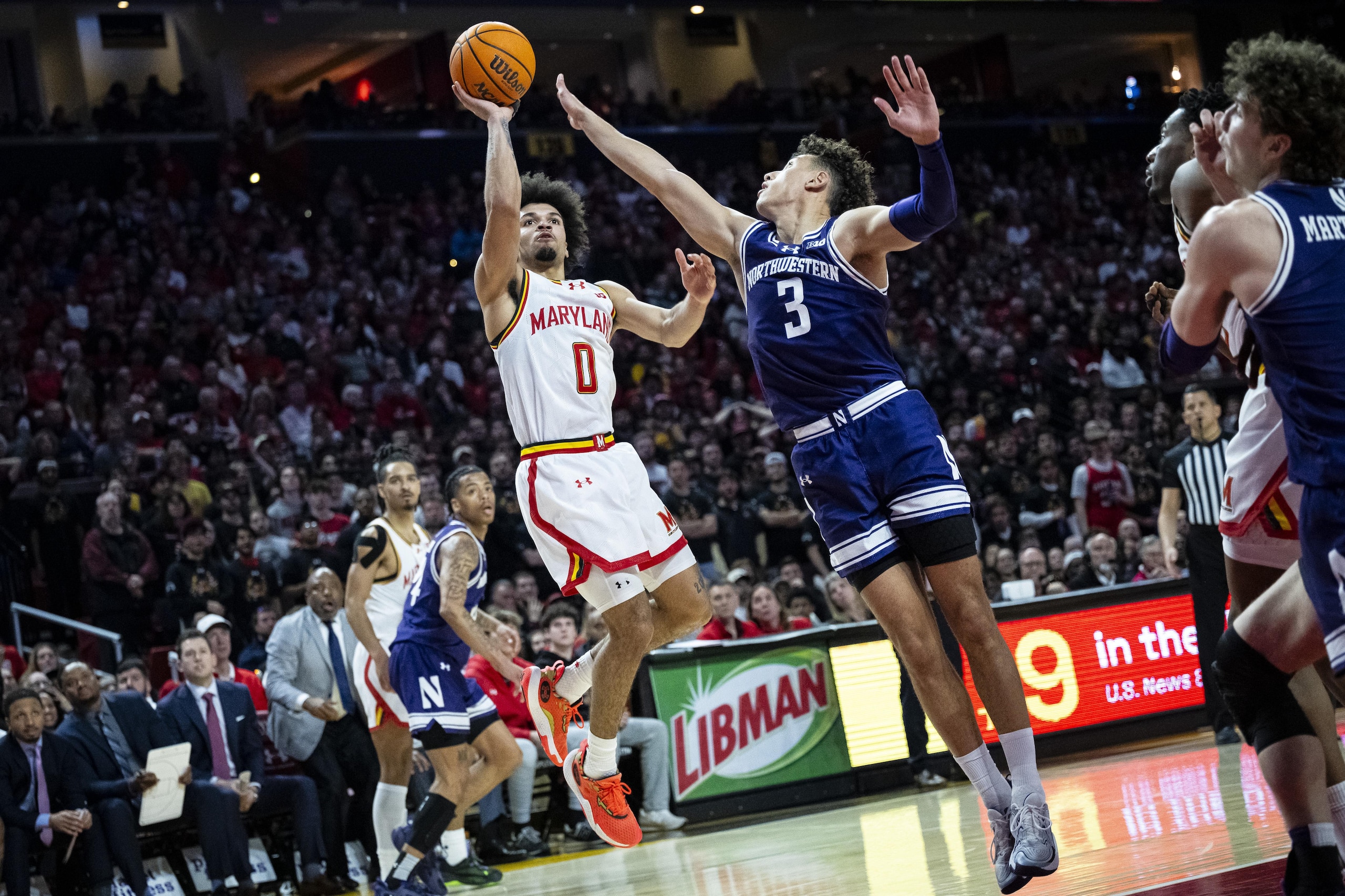 University of Maryland vs. Northwestern University Men's Big Ten College Basketball University of Maryland vs. Northwestern University Men's Big Ten College Basketball