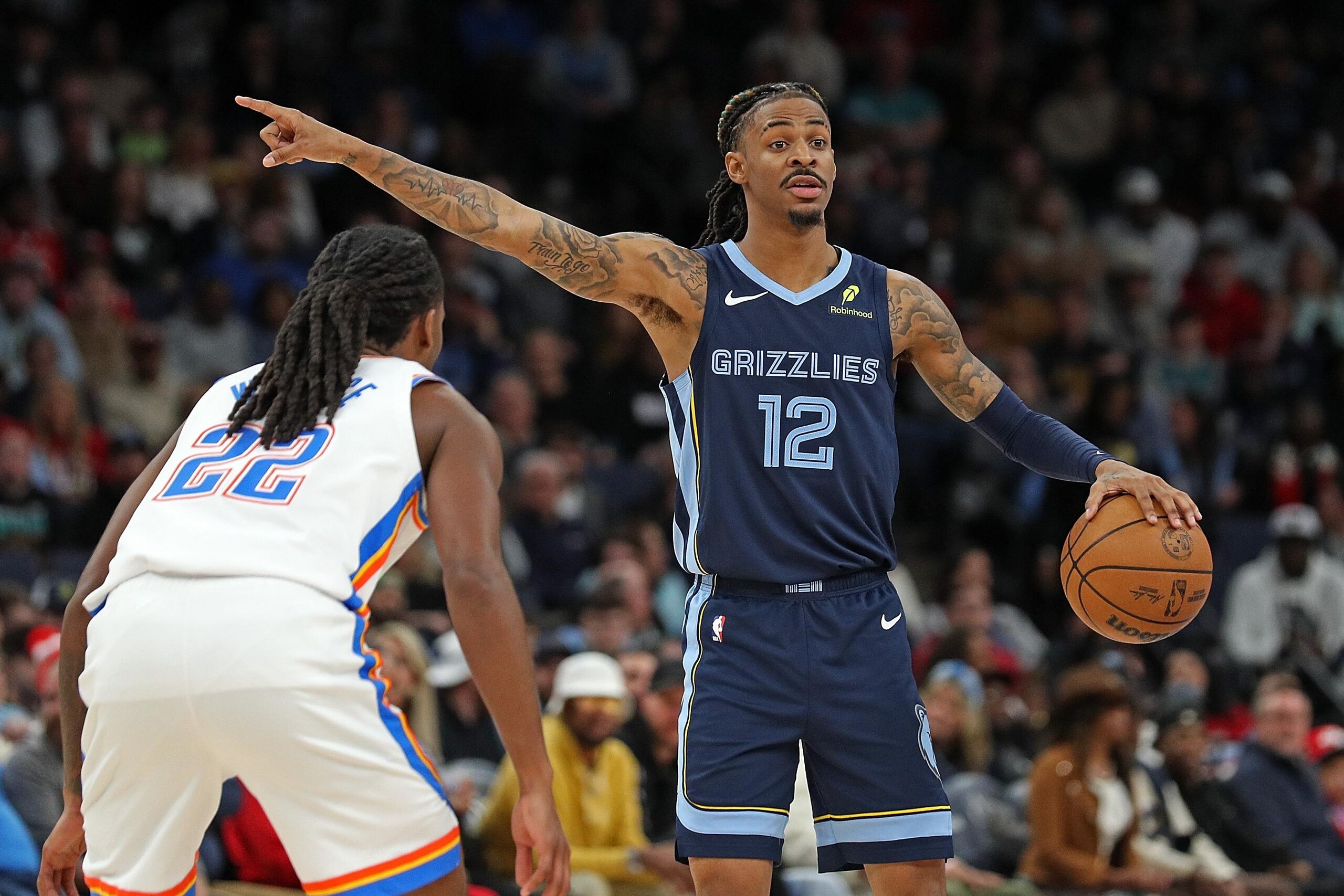 Oklahoma City Thunder v Memphis Grizzlies Oklahoma City Thunder v Memphis Grizzlies