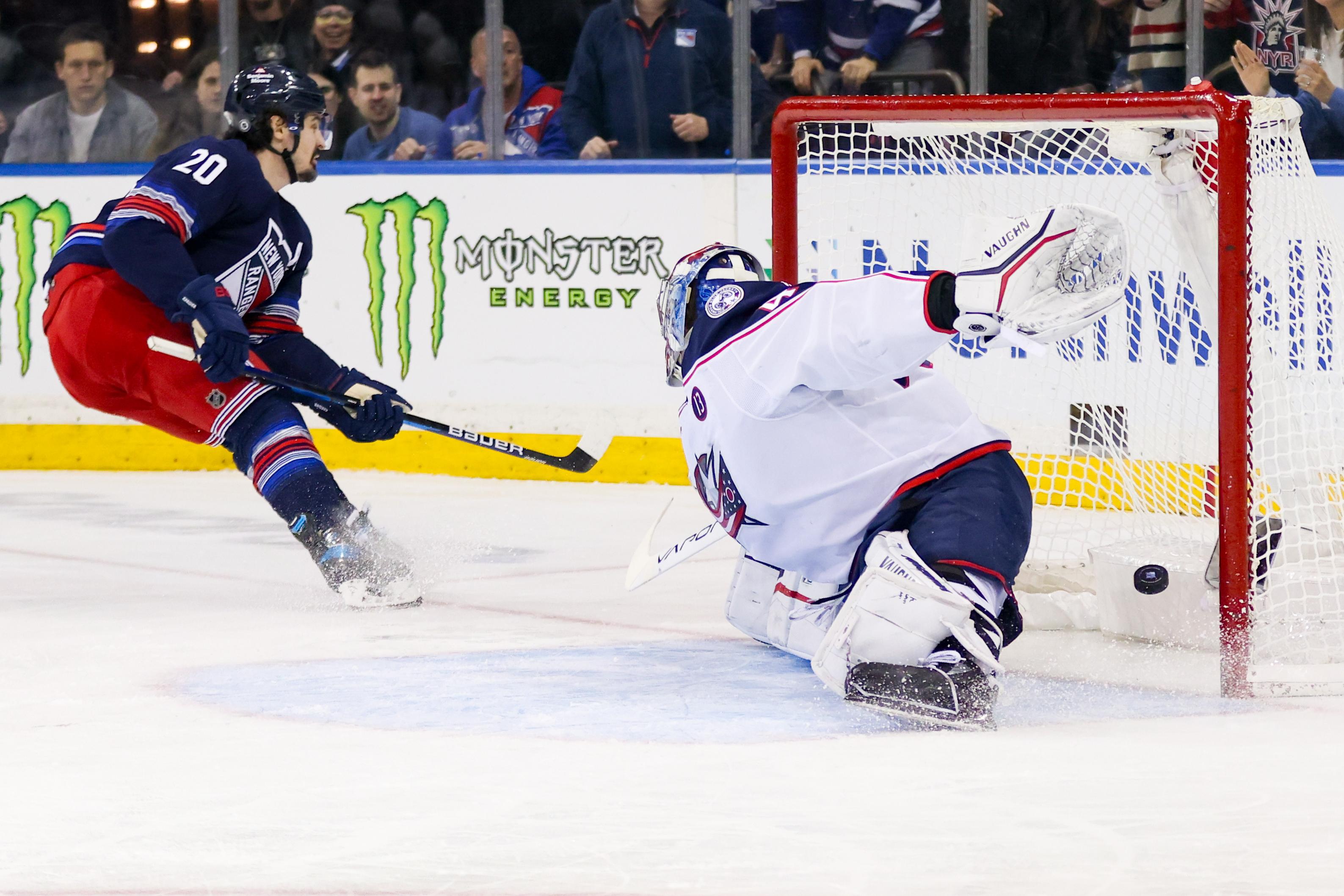 NHL: MAR 09 Blue Jackets at Rangers
