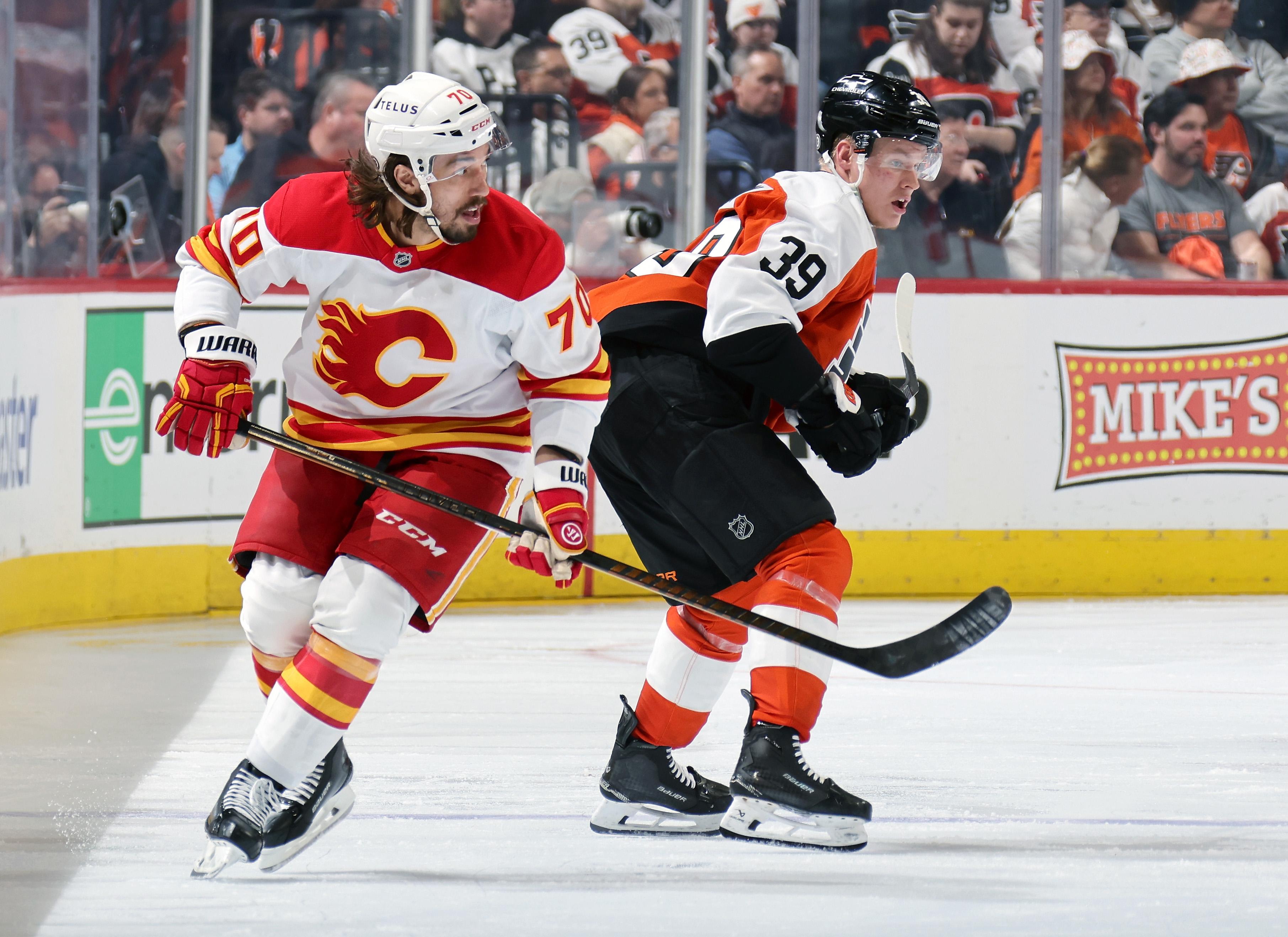 Calgary Flames v Philadelphia Flyers