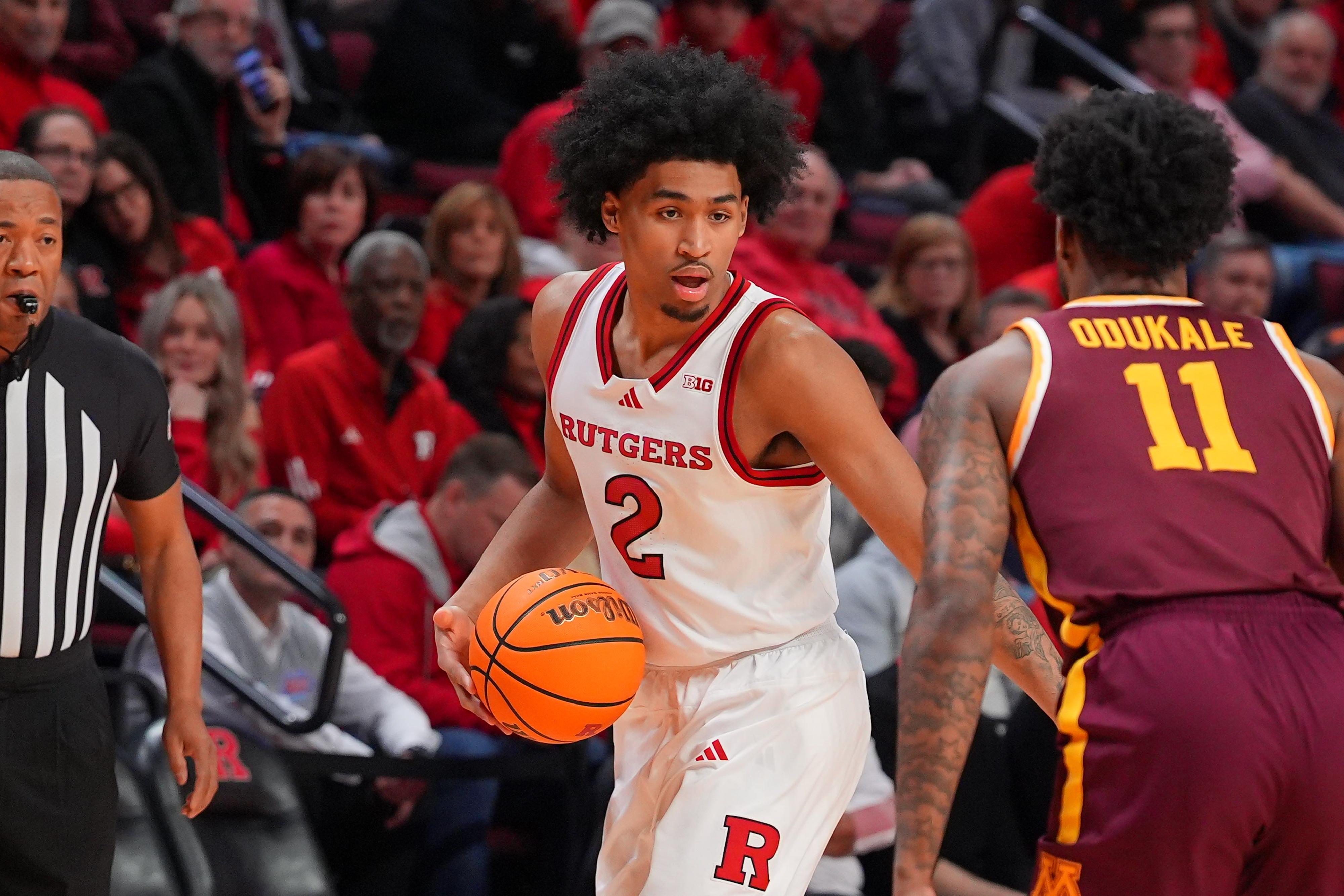 COLLEGE BASKETBALL: MAR 09 Minnesota at Rutgers