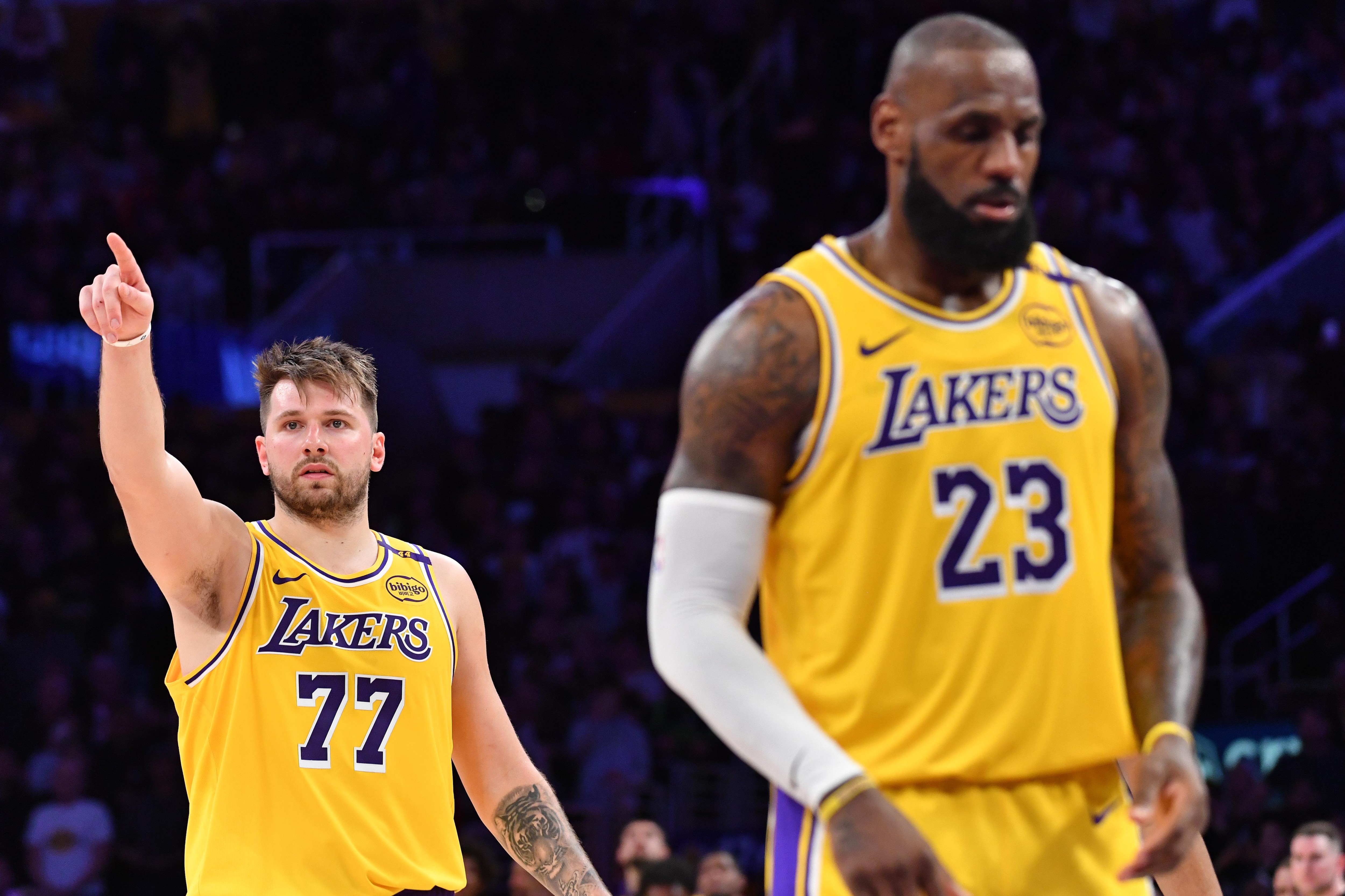 New York Knicks v Los Angeles Lakers