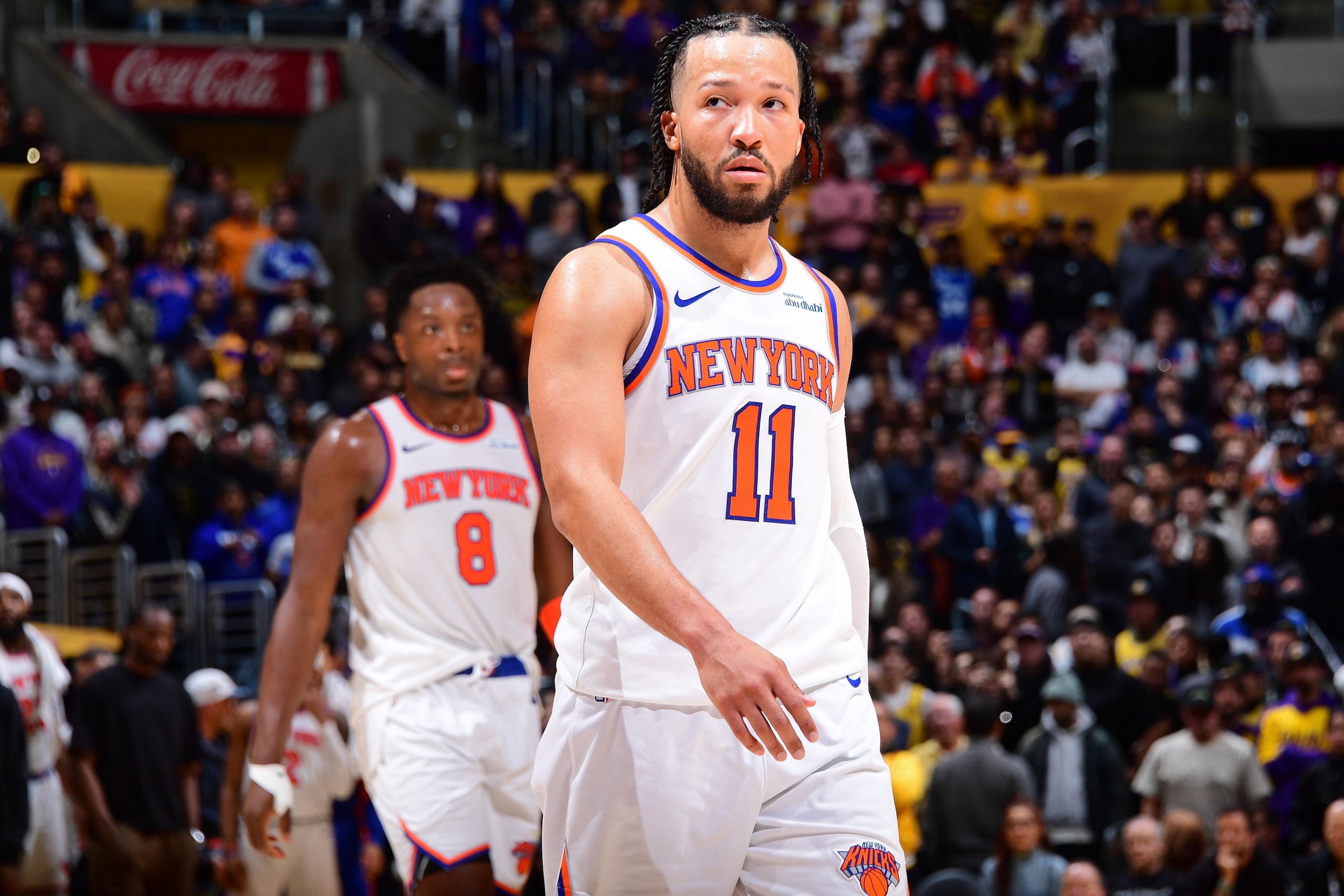 New York Knicks v Los Angeles Lakers