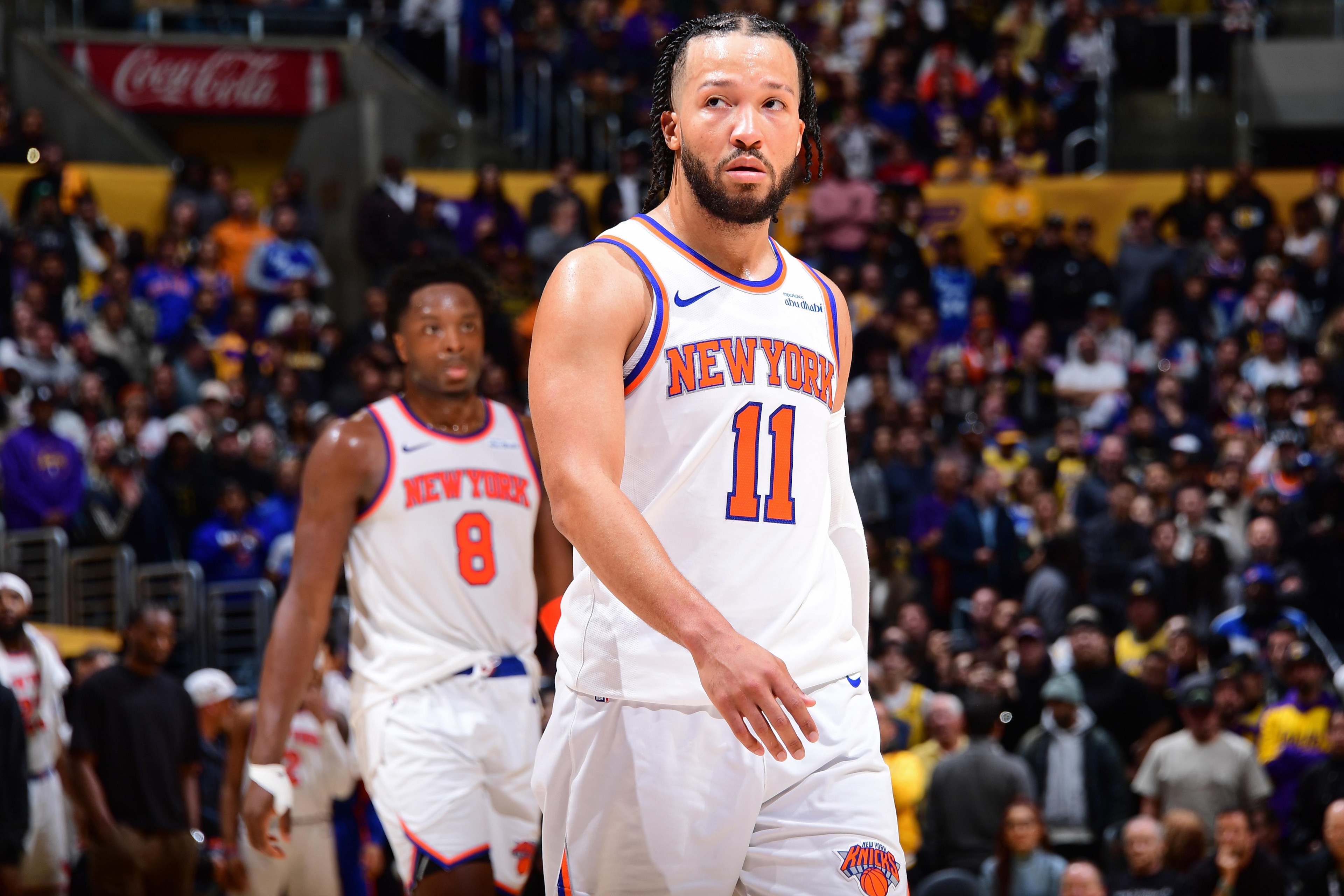 New York Knicks v Los Angeles Lakers