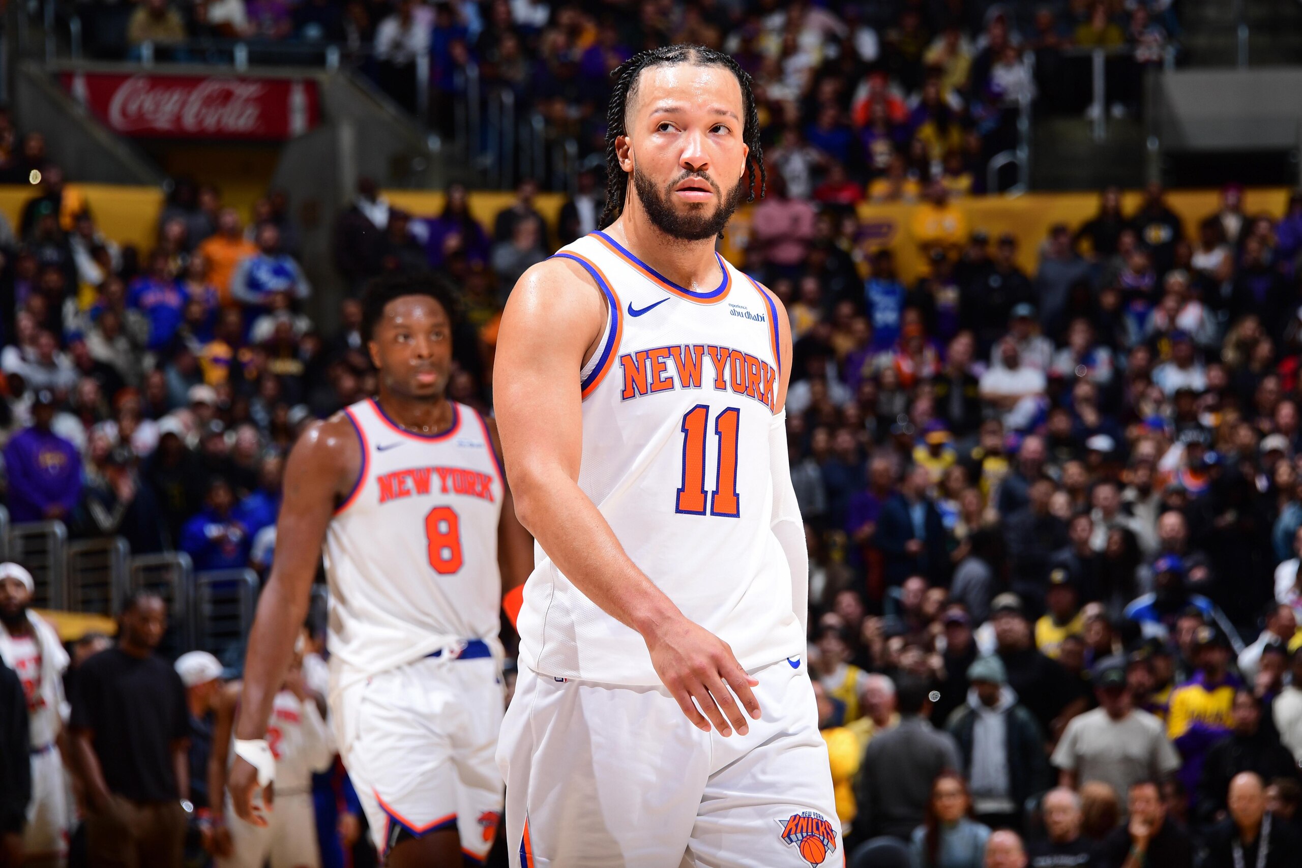New York Knicks v Los Angeles Lakers New York Knicks v Los Angeles Lakers