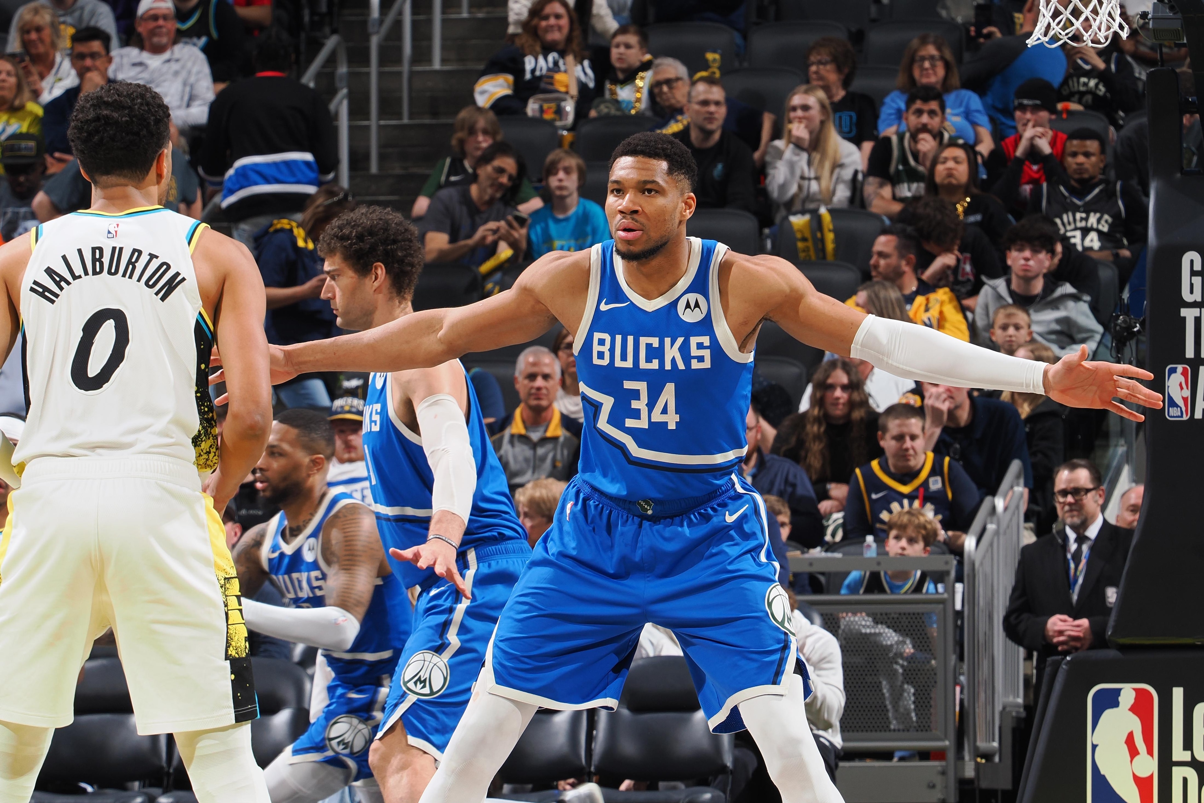 Milwaukee Bucks v Indiana Pacers Milwaukee Bucks v Indiana Pacers