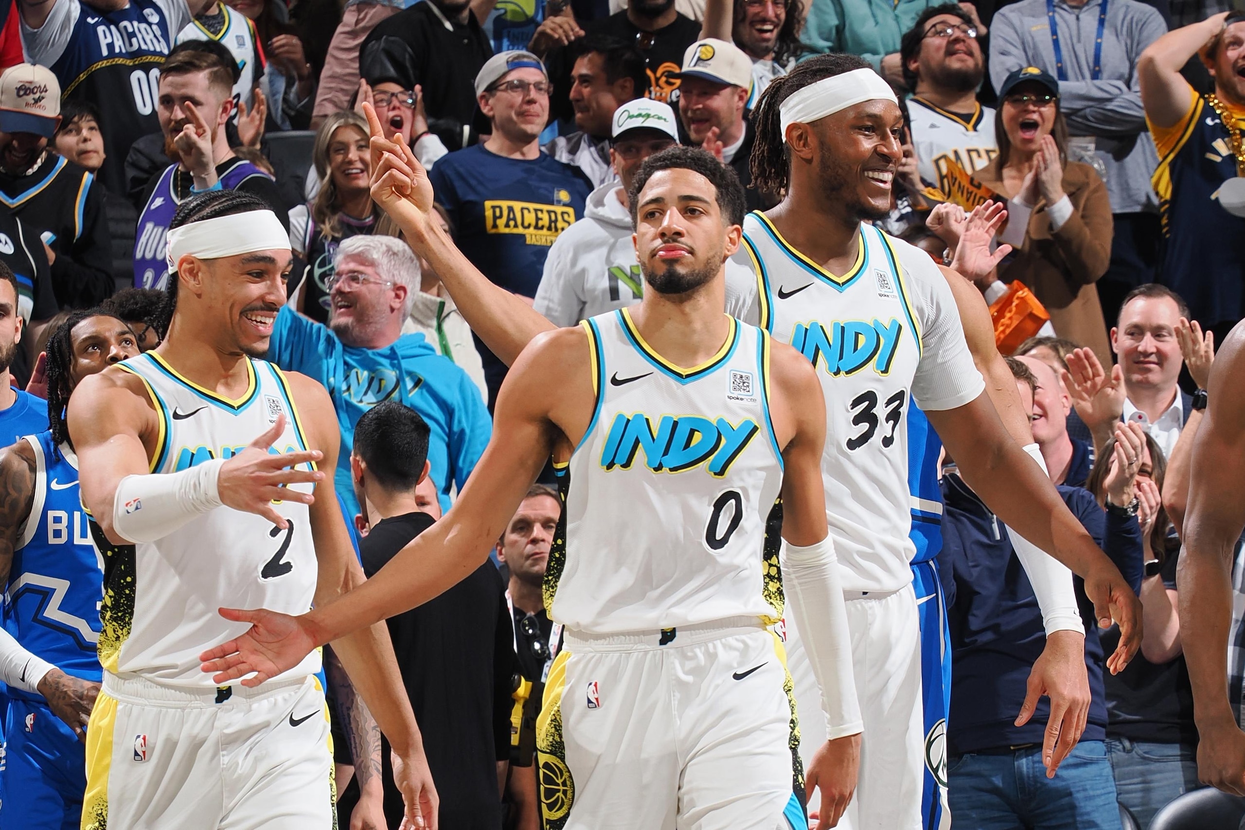 Milwaukee Bucks v Indiana Pacers Milwaukee Bucks v Indiana Pacers